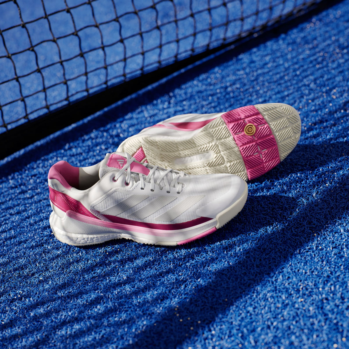 adidas Women's Crazyquick BOOST Padel Trainers - White
