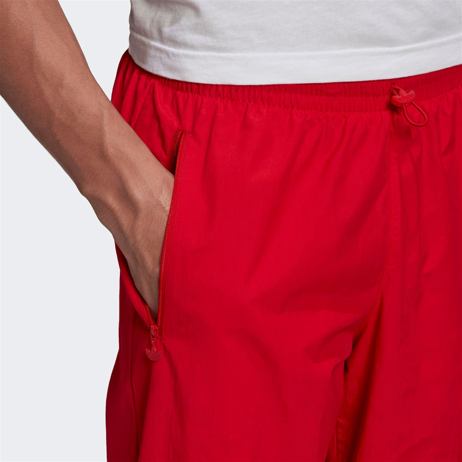 adidas Originals Adicolor Sliced Trefoil Track Pants - Scarlet / Crew Blue - ViaductClothing -  -  