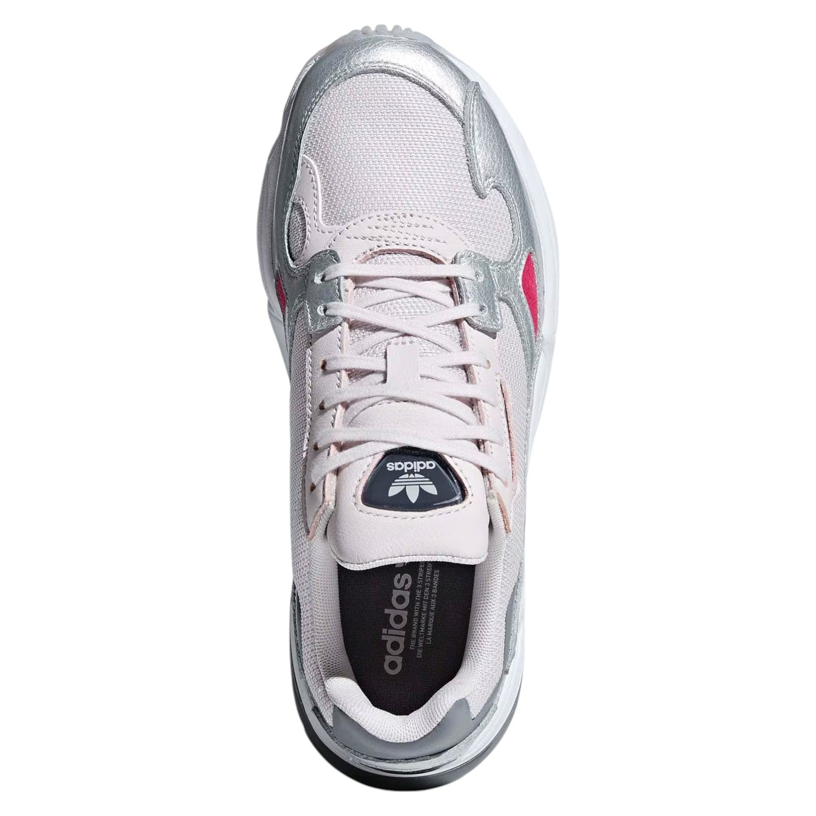 adidas Originals Womens Falcon Shoes - Orchid Tint Silver Metallic