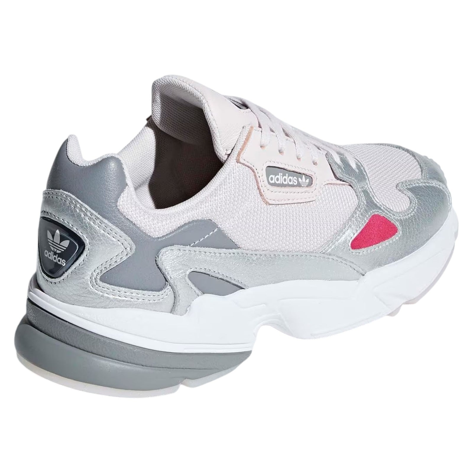 adidas Originals Womens Falcon Shoes - Orchid Tint Silver Metallic