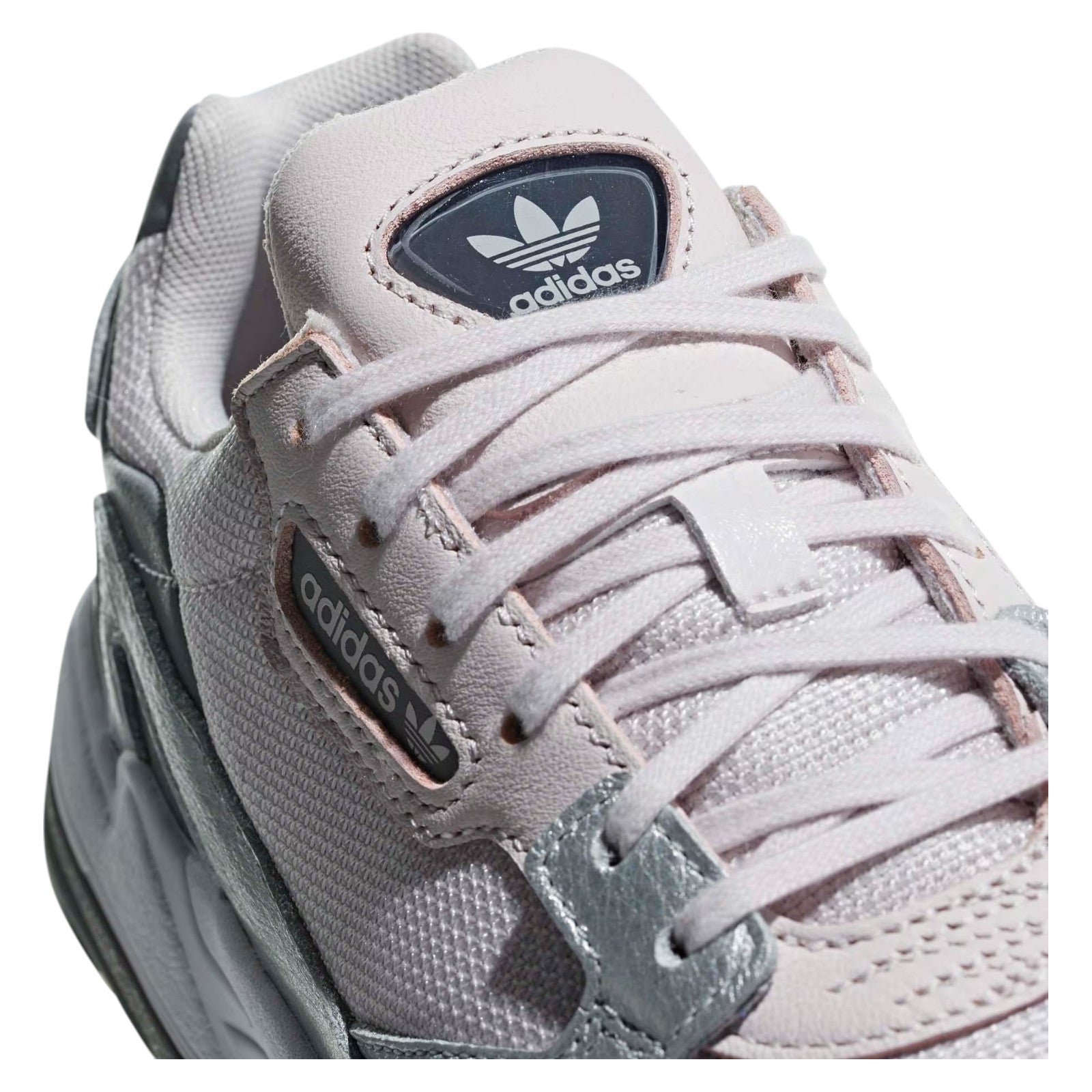 adidas Originals Womens Falcon Shoes - Orchid Tint Silver Metallic