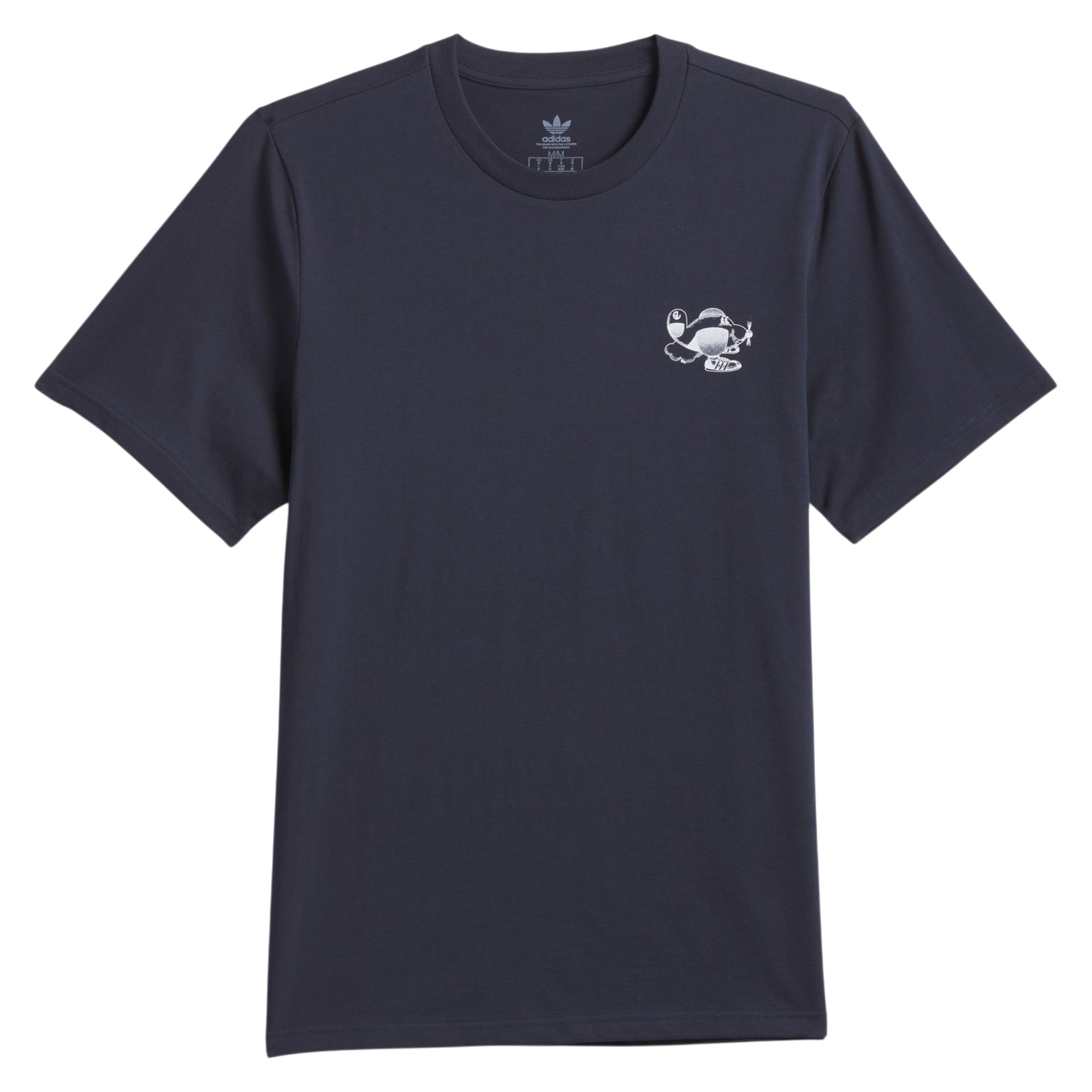 adidas Originals Unisex Dog Plane Graphic T-Shirt - Navy