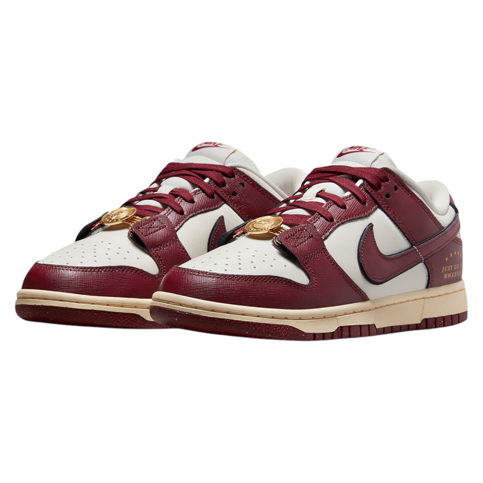 Nike Womens Dunk Low SE Sisterhood Shoes - Sail Team Red