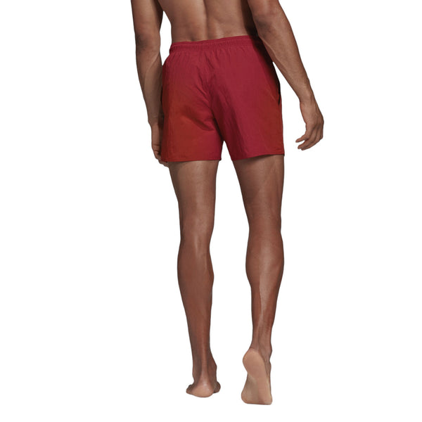 adidas Solid Swim Shorts - Burgundy