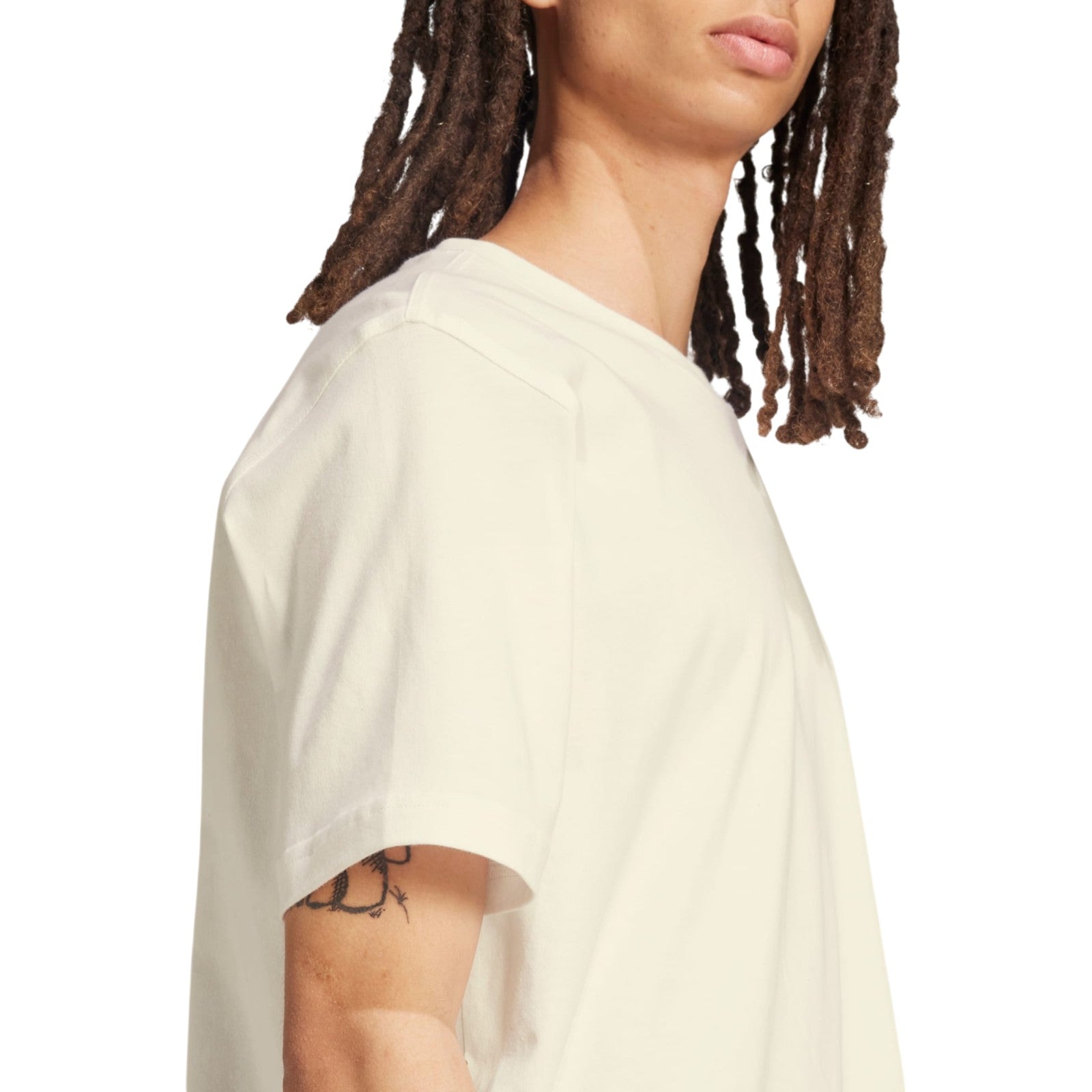 adidas Originals Men's Diner Text Graphic T-Shirt - Off White