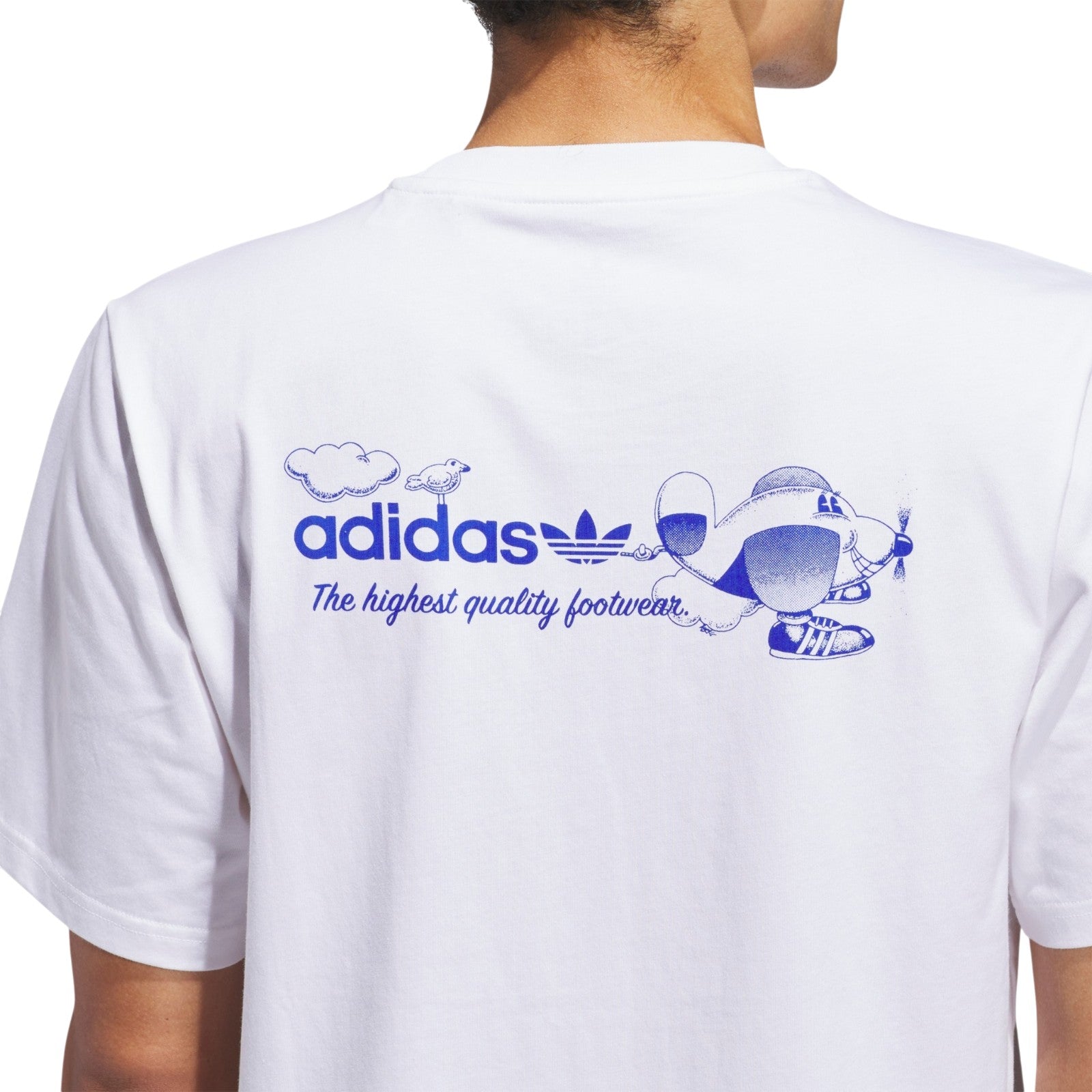 adidas Originals Unisex Dog Plane T-Shirt - White