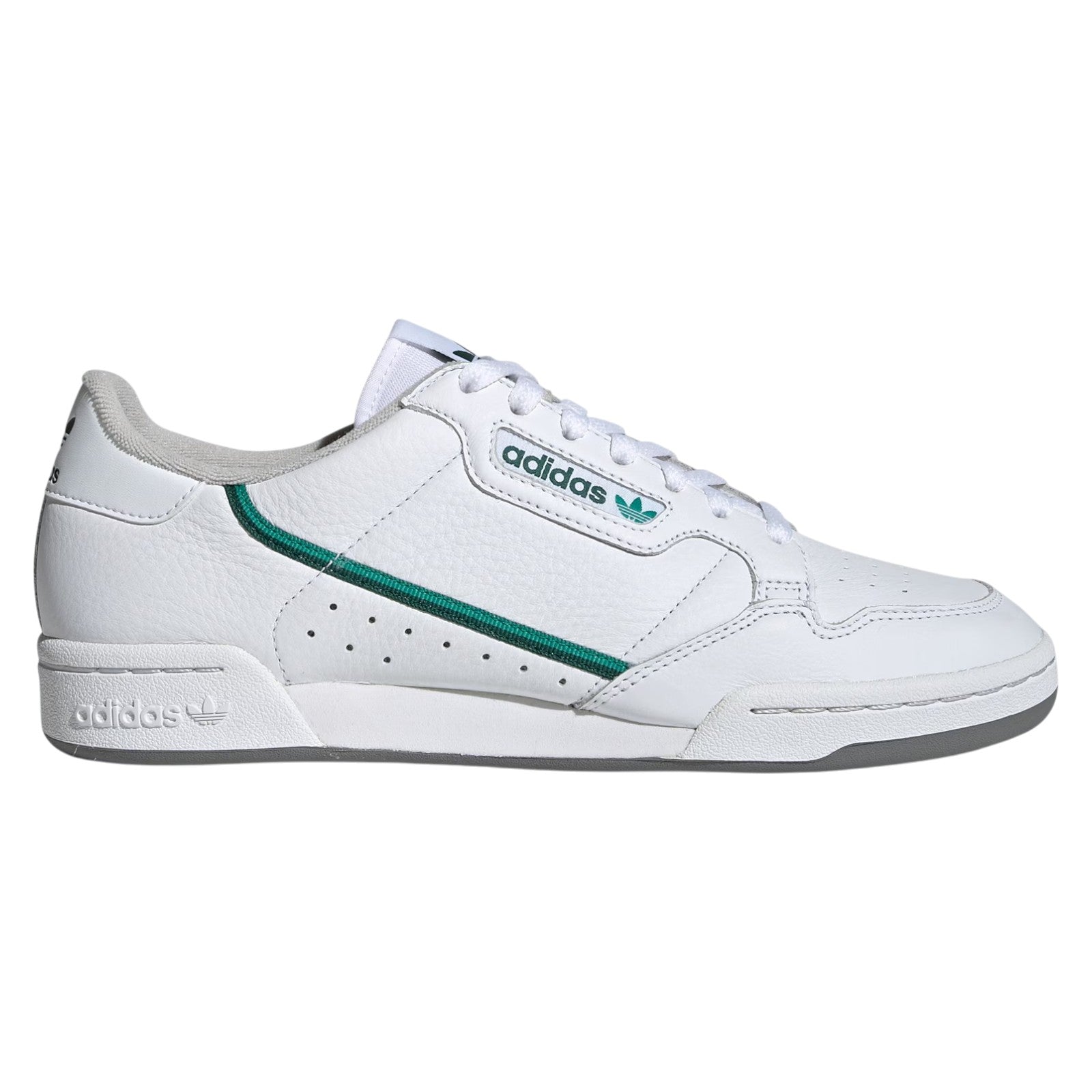 adidas Originals Continental 80 Trainers - Cloud White /Glory Green