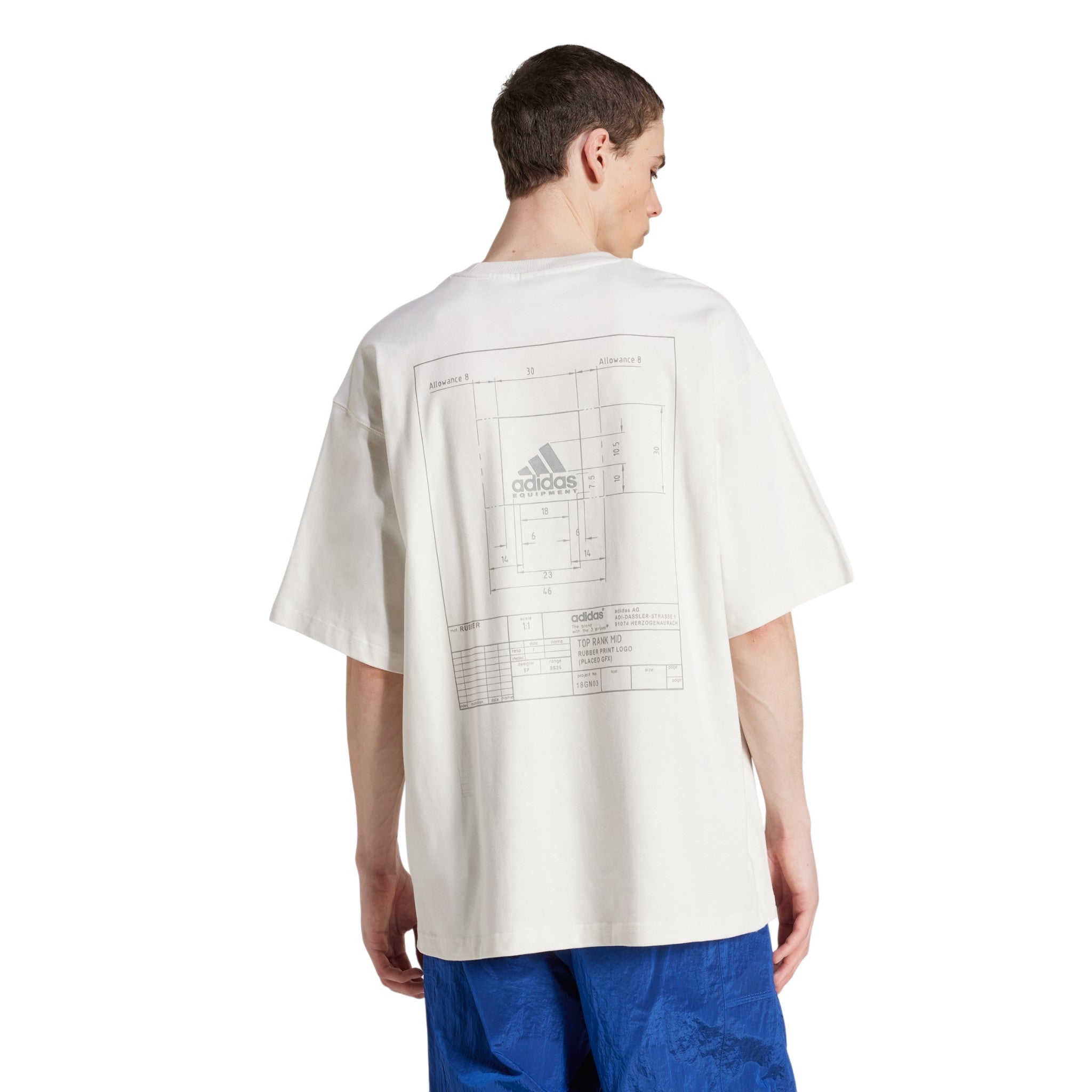 adidas Originals EQT Graphic Retro 90s T Shirt 1 - Cloud White