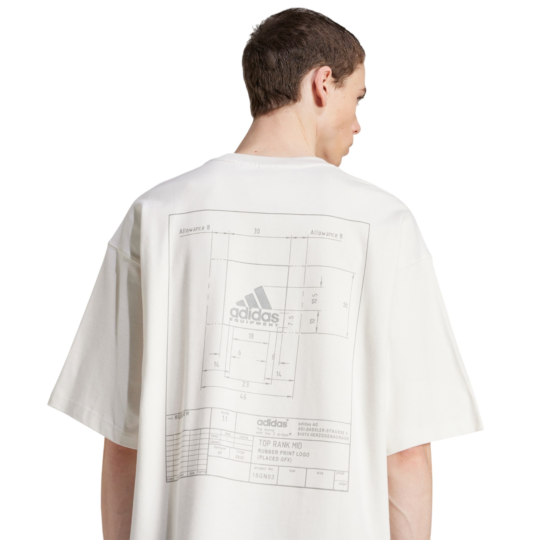 adidas Originals EQT Graphic Retro 90s T Shirt 1 - Cloud White
