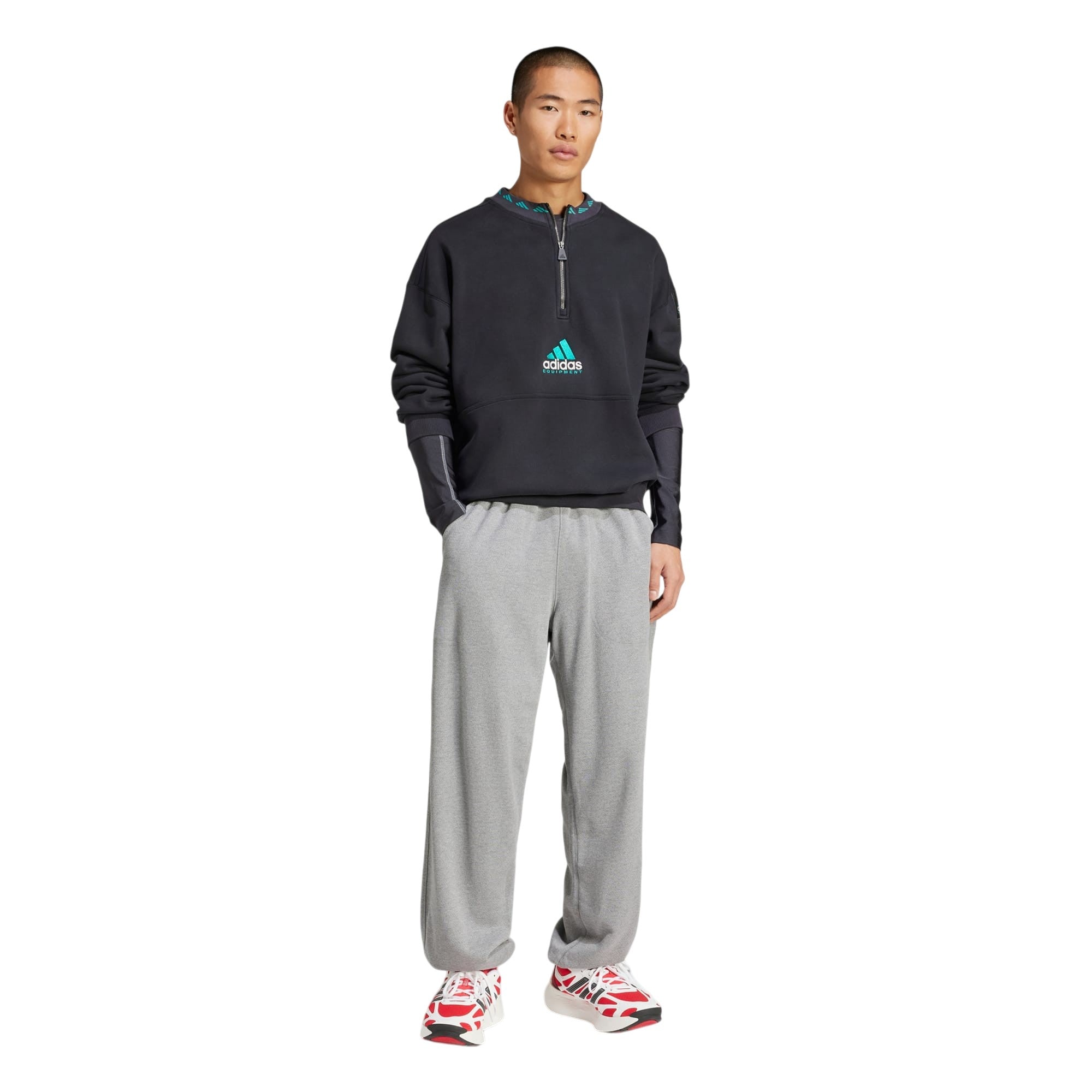 adidas Originals EQT Reflective Pants Sweatpants - Medium Grey Heather