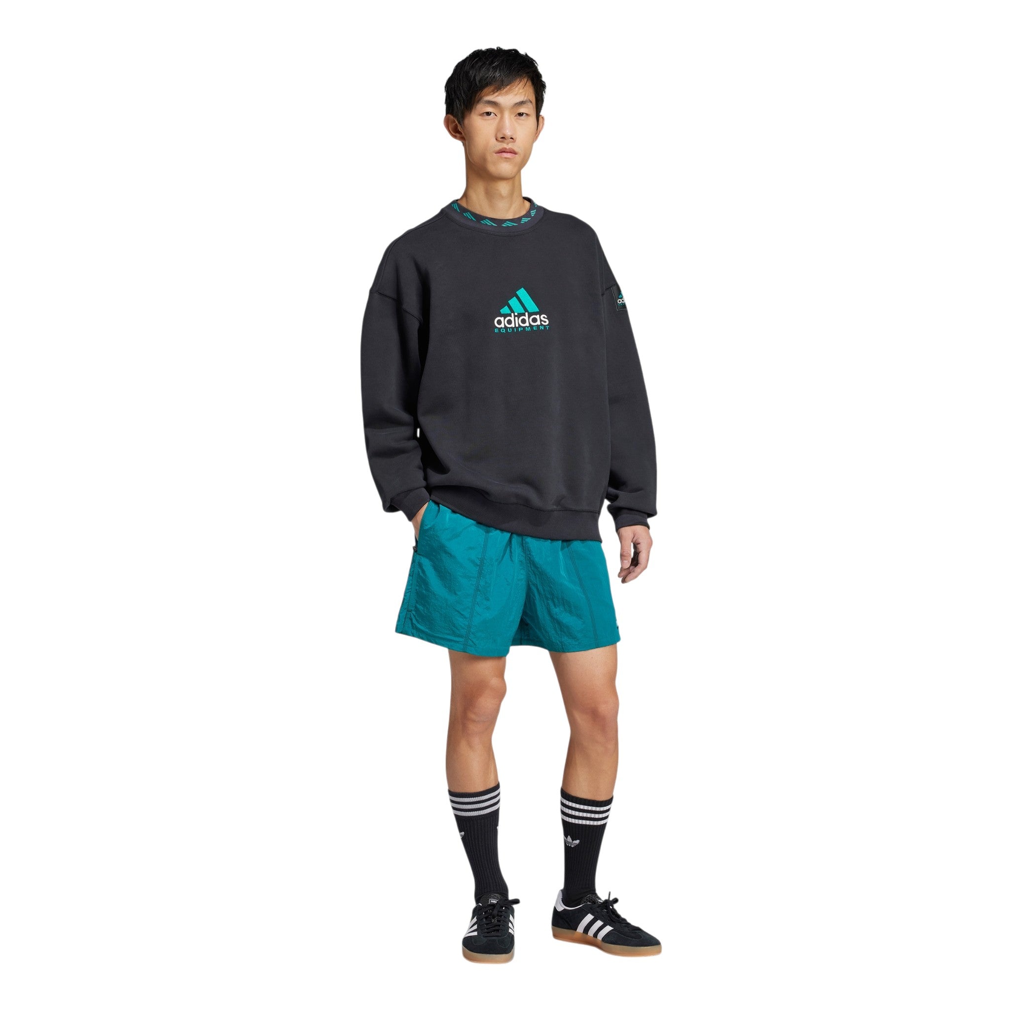 adidas Originals EQT Woven 90s Retro Shorts - Equipment Green