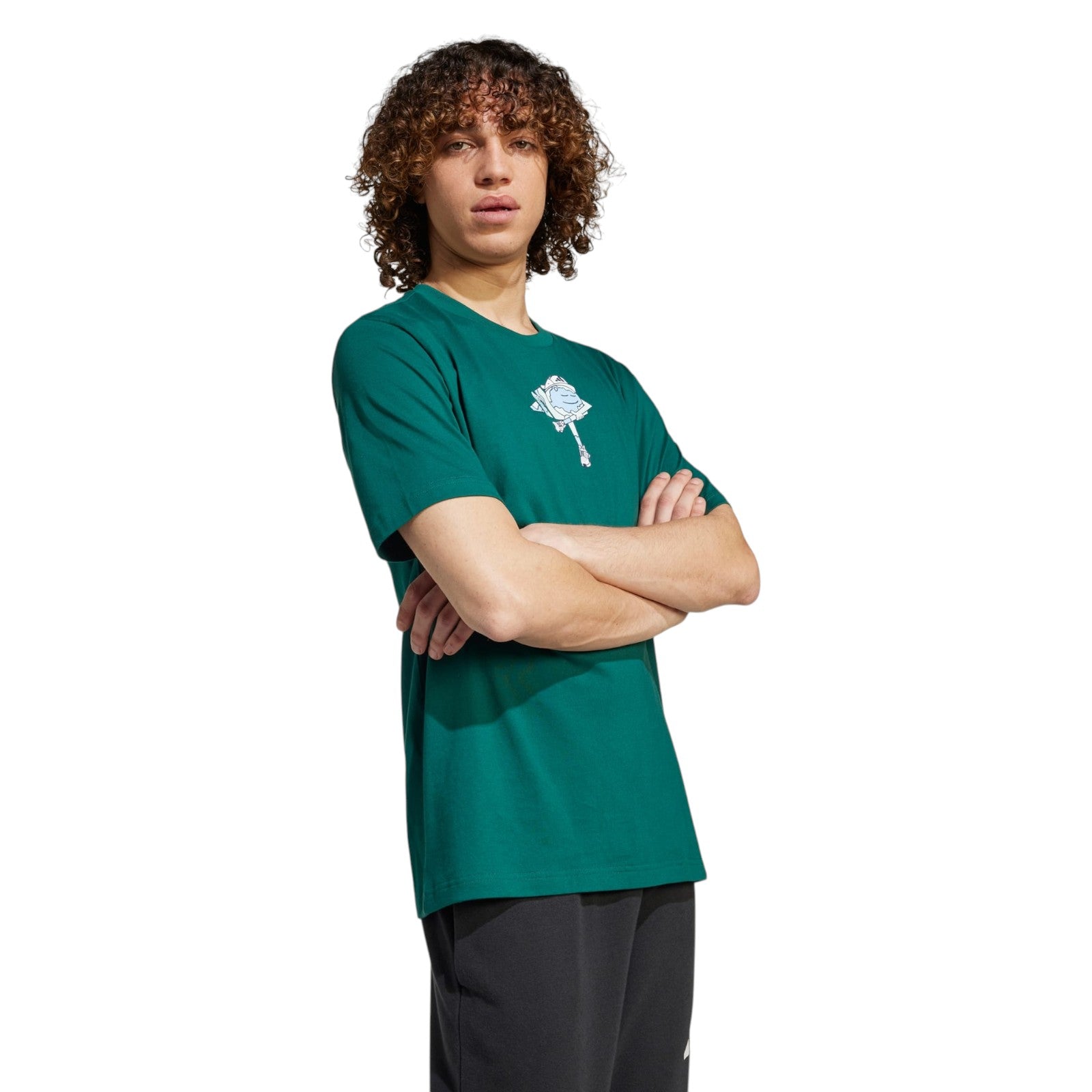 adidas Men's Earth Day Graphic T-Shirt - Collegiate Green