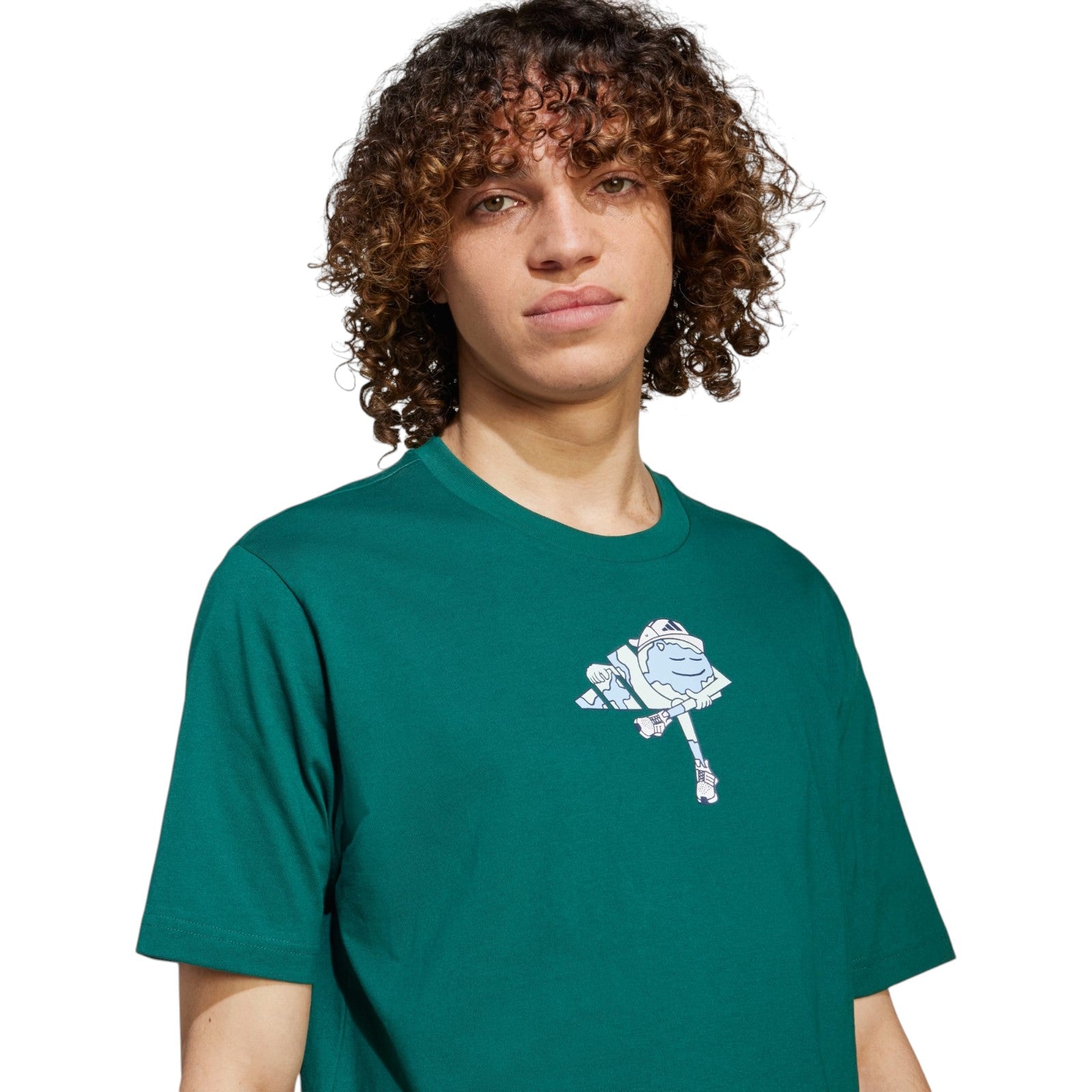 adidas Men's Earth Day Graphic T-Shirt - Collegiate Green