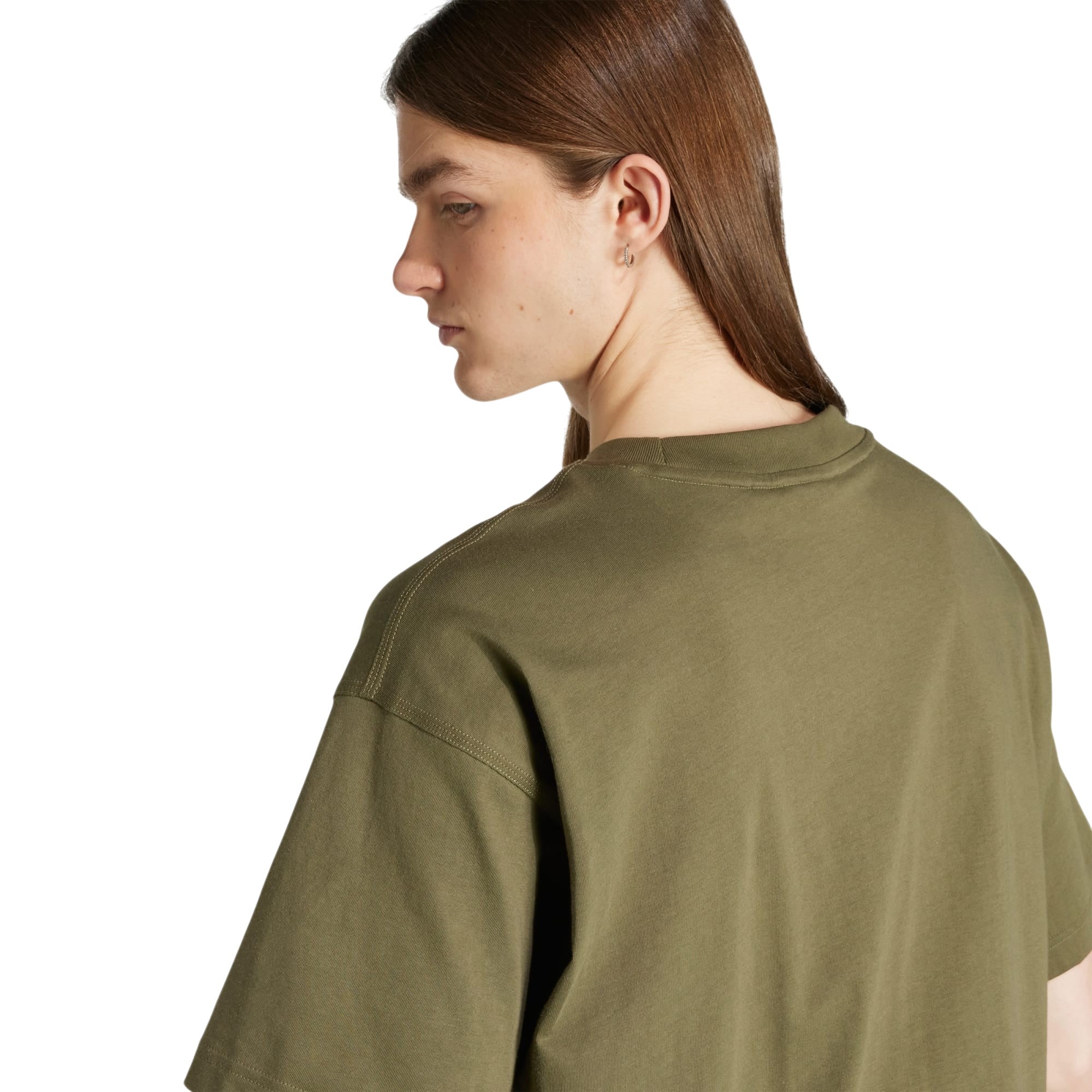 adidas Originals Men's Essentials Oversized T-Shirt - Olive Strata