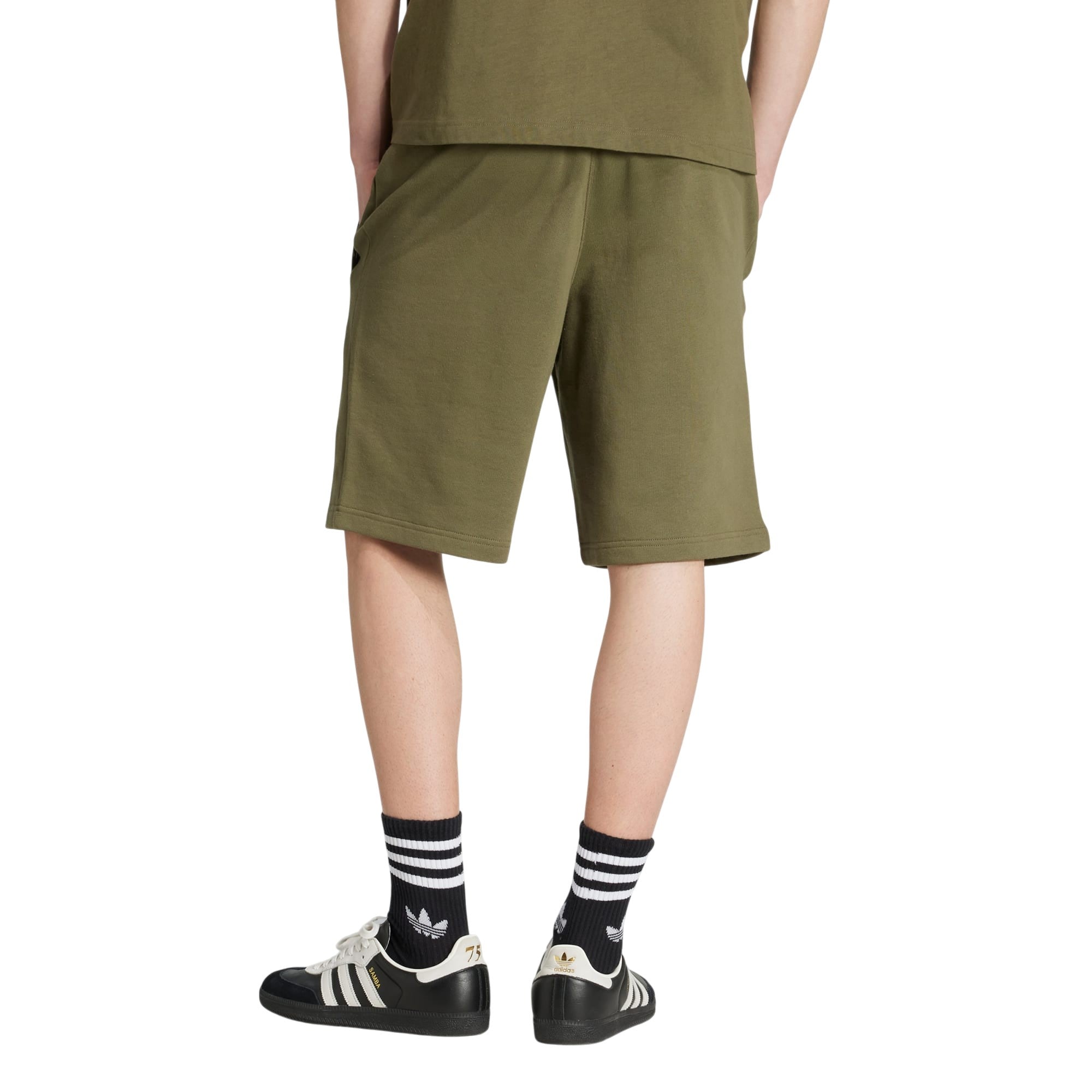 adidas Originals 3 Stripes Essentials Sweat Shorts - Green