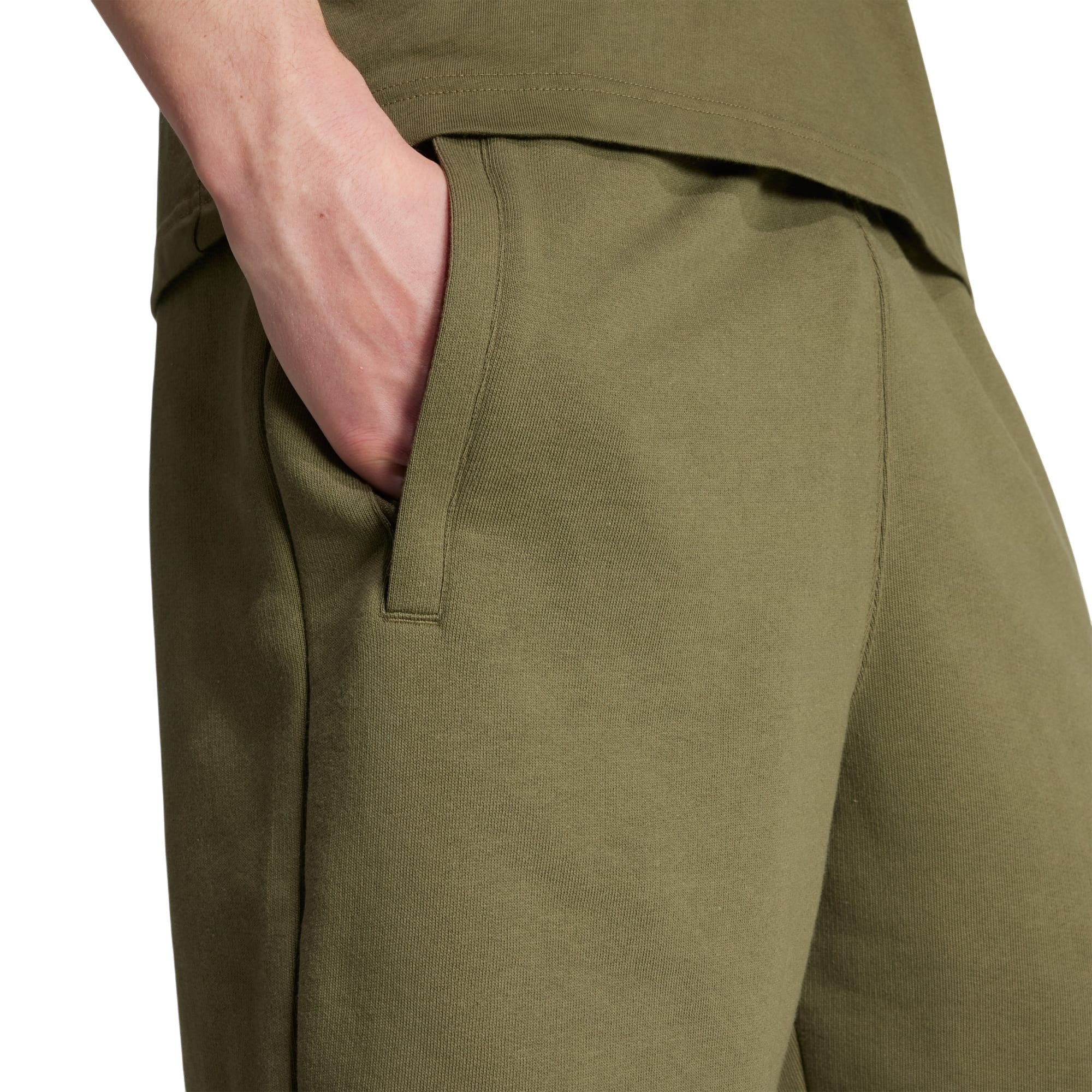 adidas Originals 3 Stripes Essentials Sweat Shorts - Green