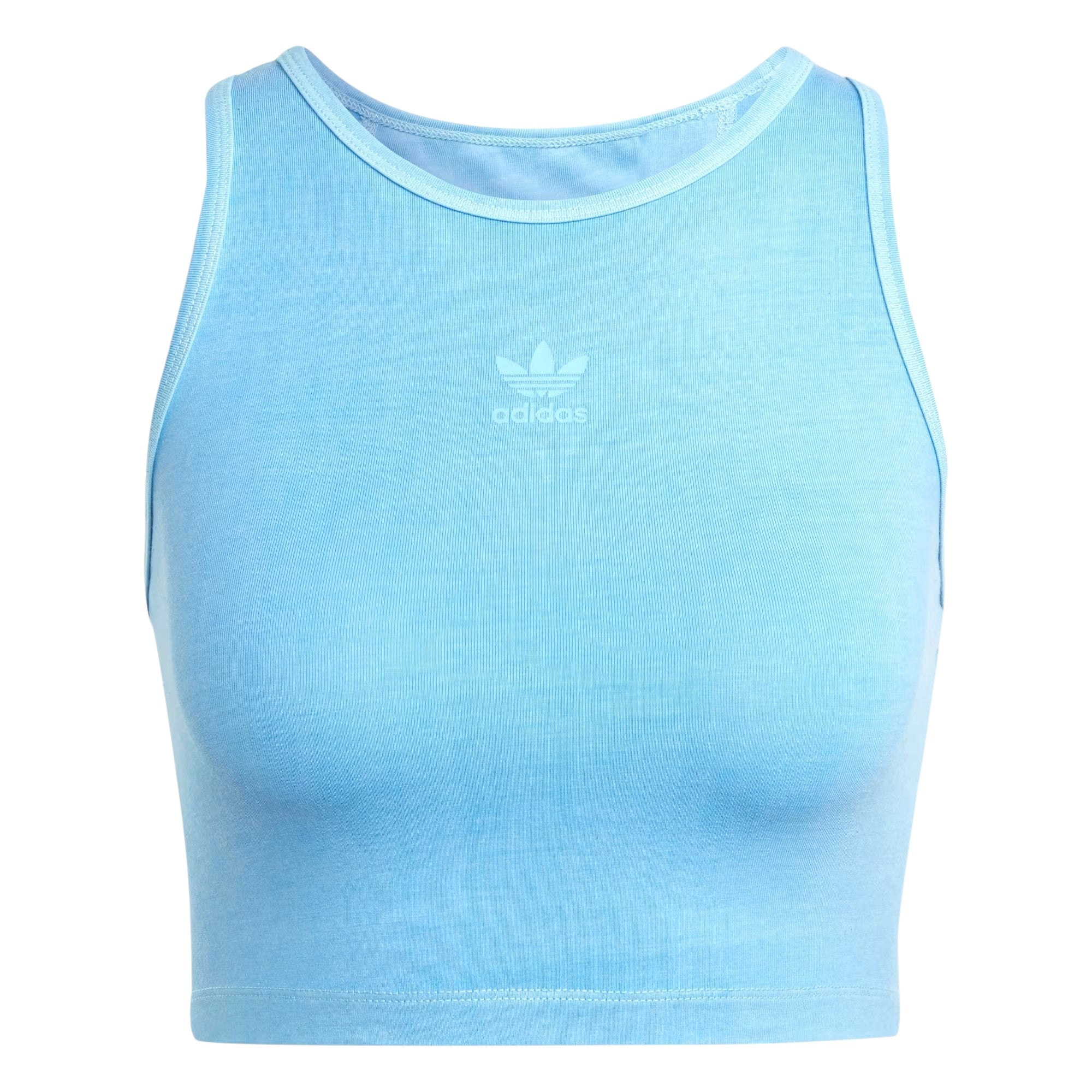 adidas Originals Essentials+ Crop Tank Top - Semi Blue Burst