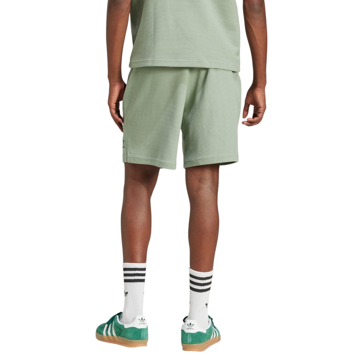 adidas Originals Essentials Trefoil Waffle Shorts - Green