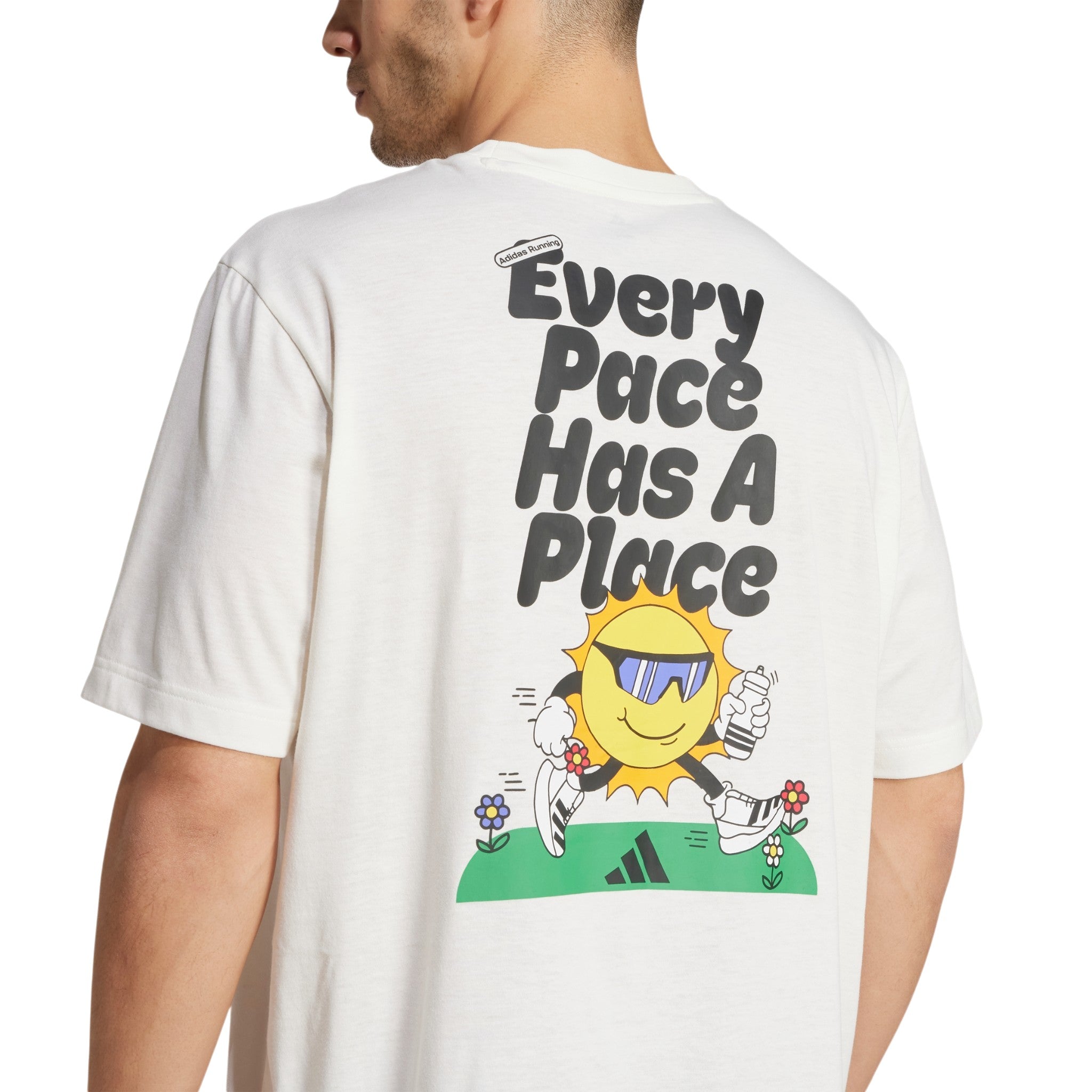 adidas Every Pace Graphic T-Shirt - White