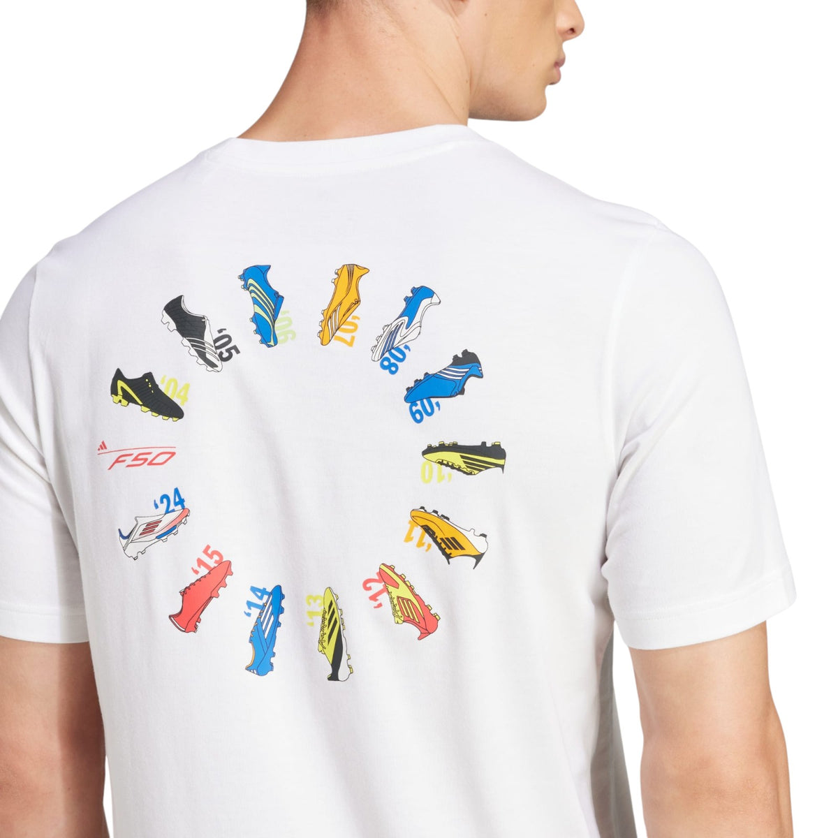 adidas F50 History Graphic Tee - White