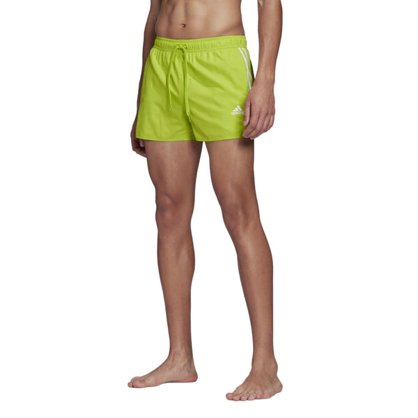 adidas 3-Stripes CLX Swim Shorts -  Green