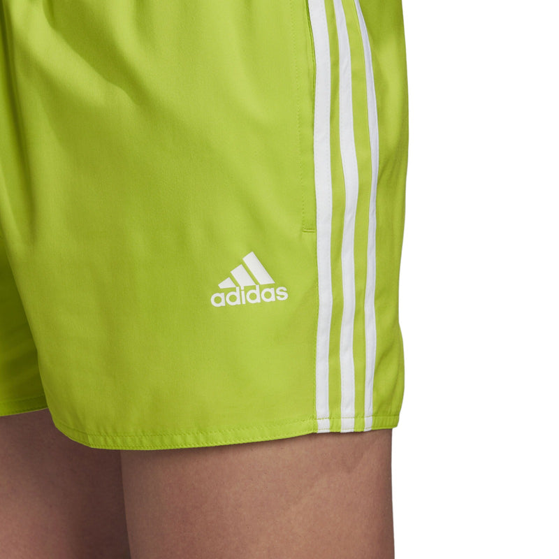 adidas 3-Stripes CLX Swim Shorts -  Green
