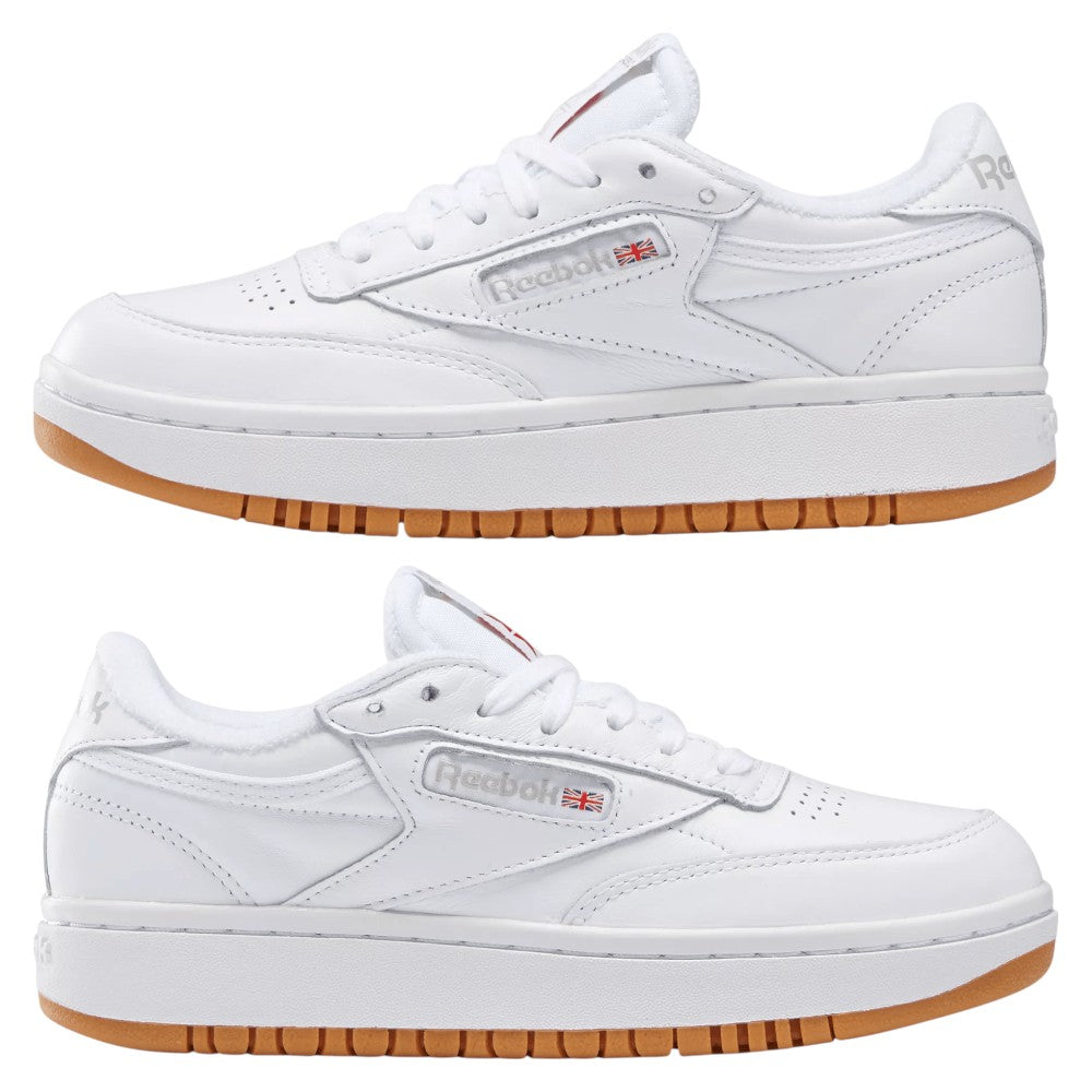 Reebok Women's Club C Double Shoes - White Gum