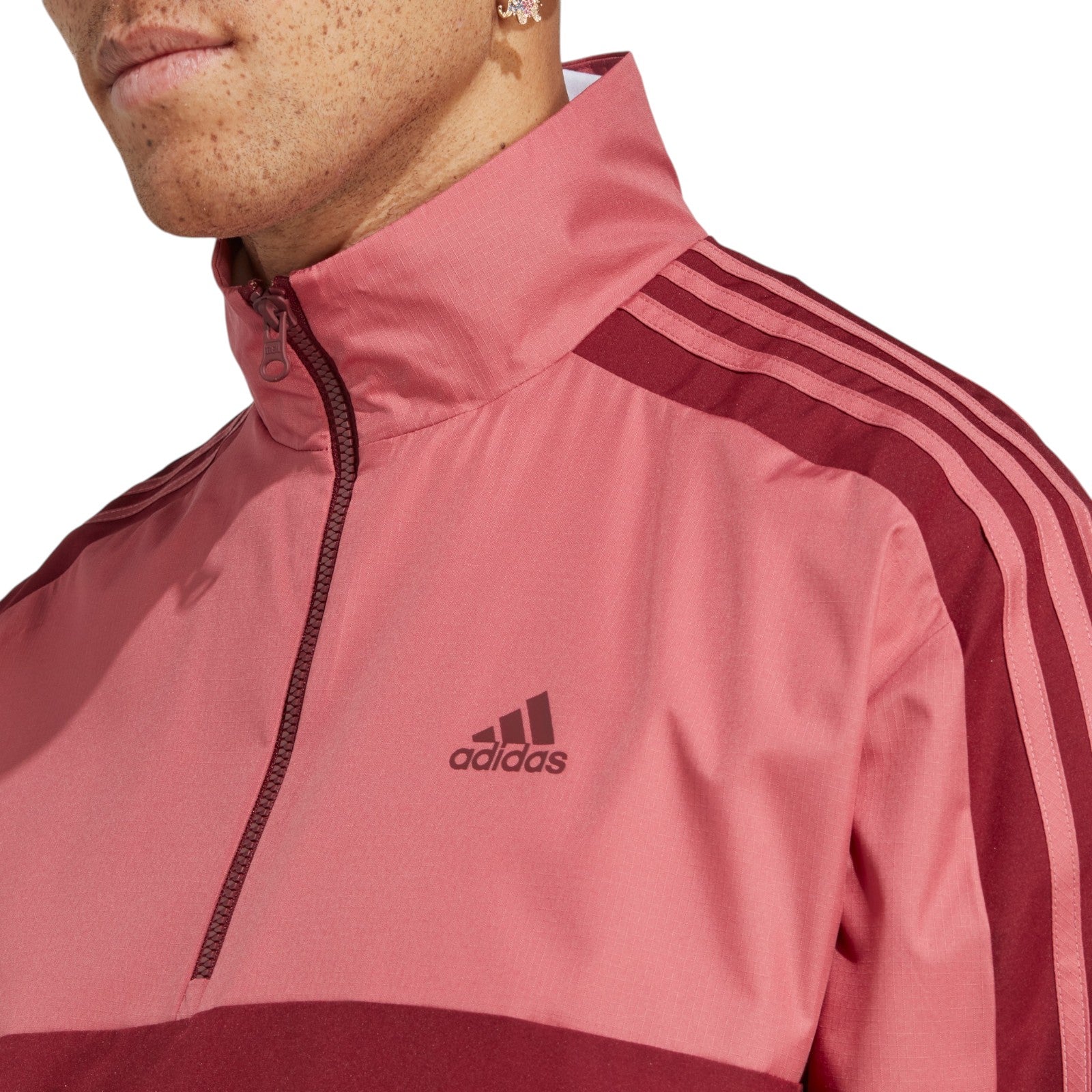 adidas Men's 1/4-Zip Woven Tracksuit - Red