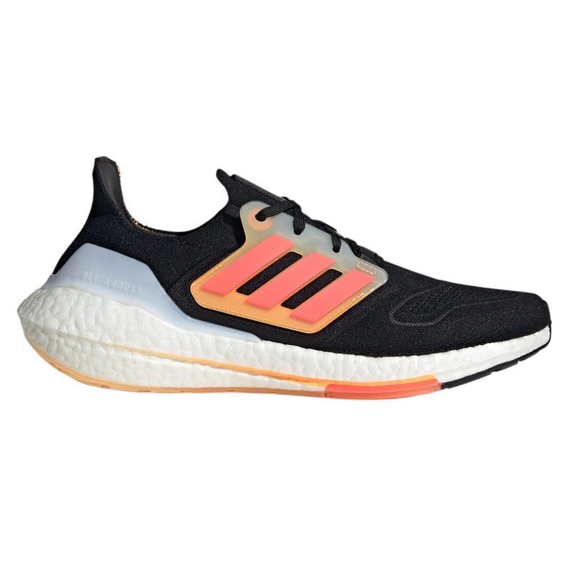 adidas Ultraboost 22 Shoes - Core Black / Turbo / Flash Orange - ViaductClothing -  -  
