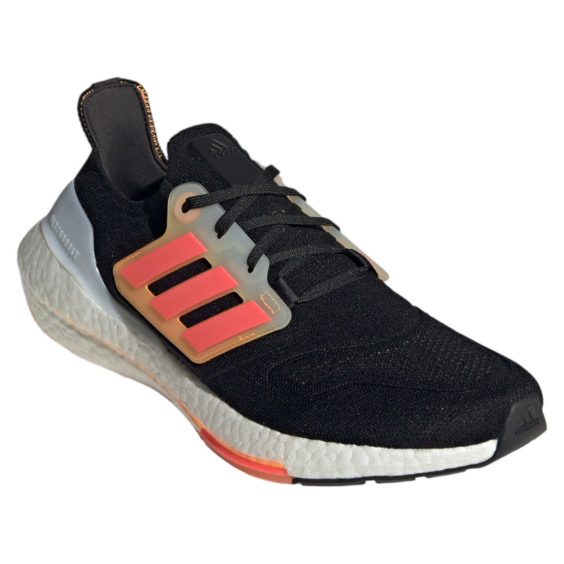 adidas Ultraboost 22 Shoes - Core Black / Turbo / Flash Orange - ViaductClothing -  -  