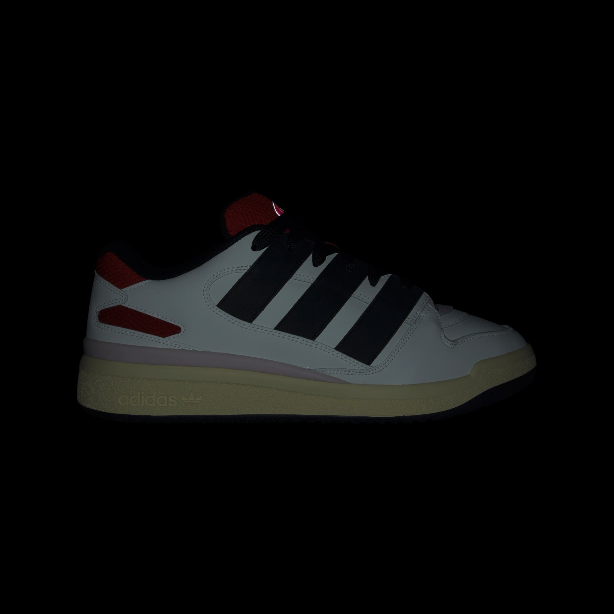 adidas Originals Men's Forum2000 Trainers - Off White / Core Black / Easy Yellow