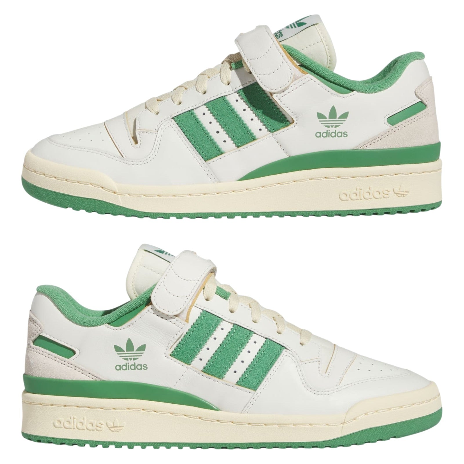 adidas Originals Forum 84 Low Shoes - Ivory / Preloved Green