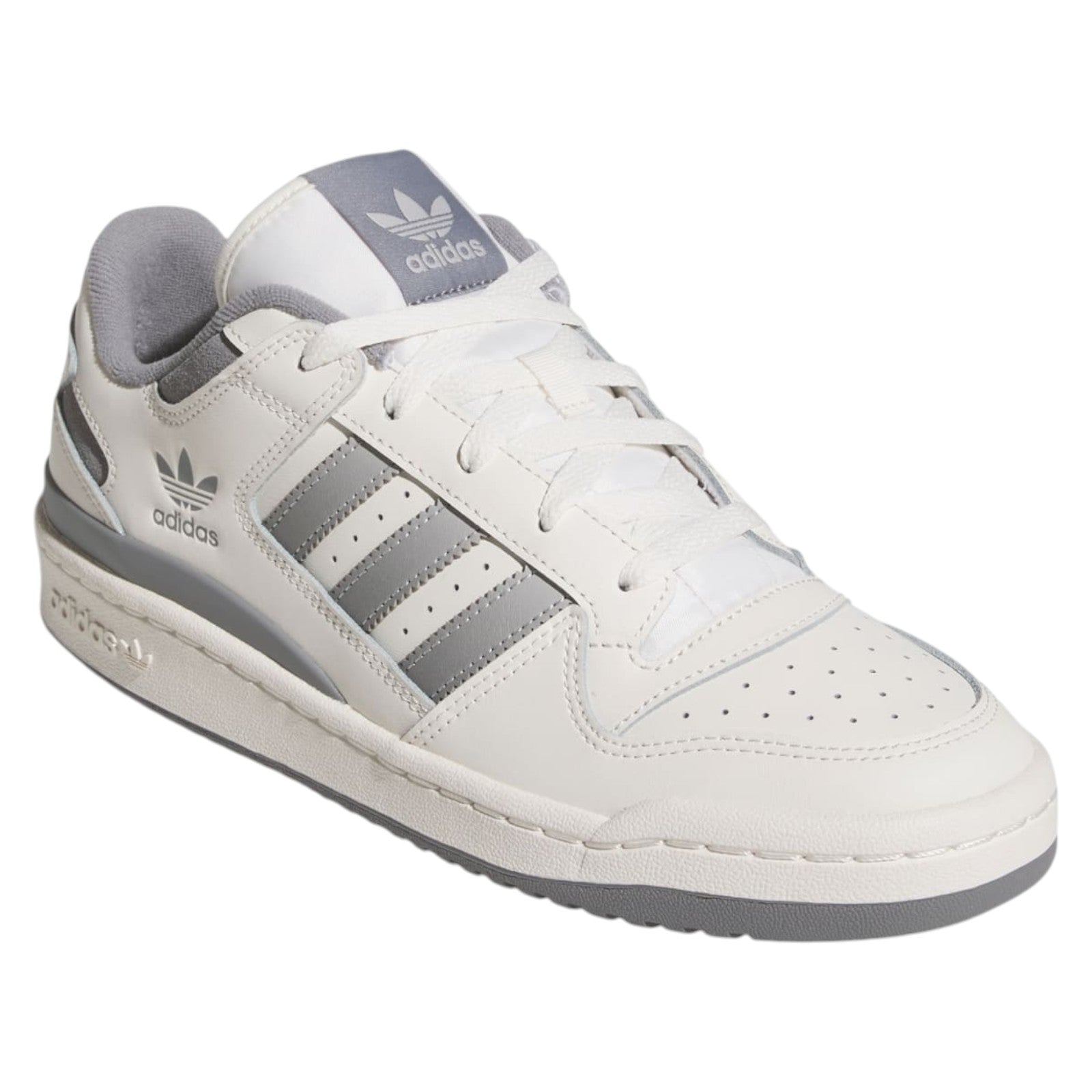adidas Originals Men's Forum Low CL Trainers - Cloud White / Grey Three / Grey Two