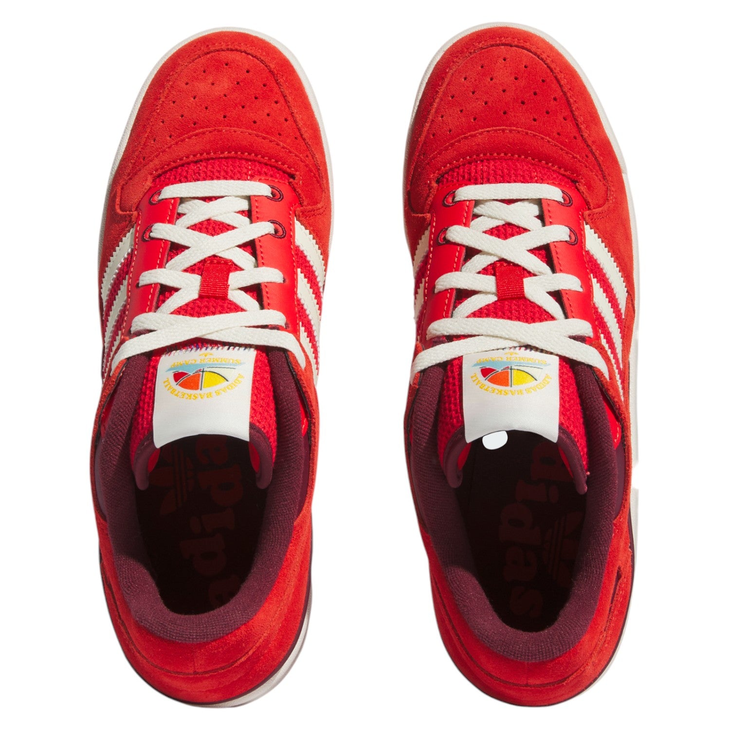 adidas Originals Forum Low Shoes - Red / Off White / Gum