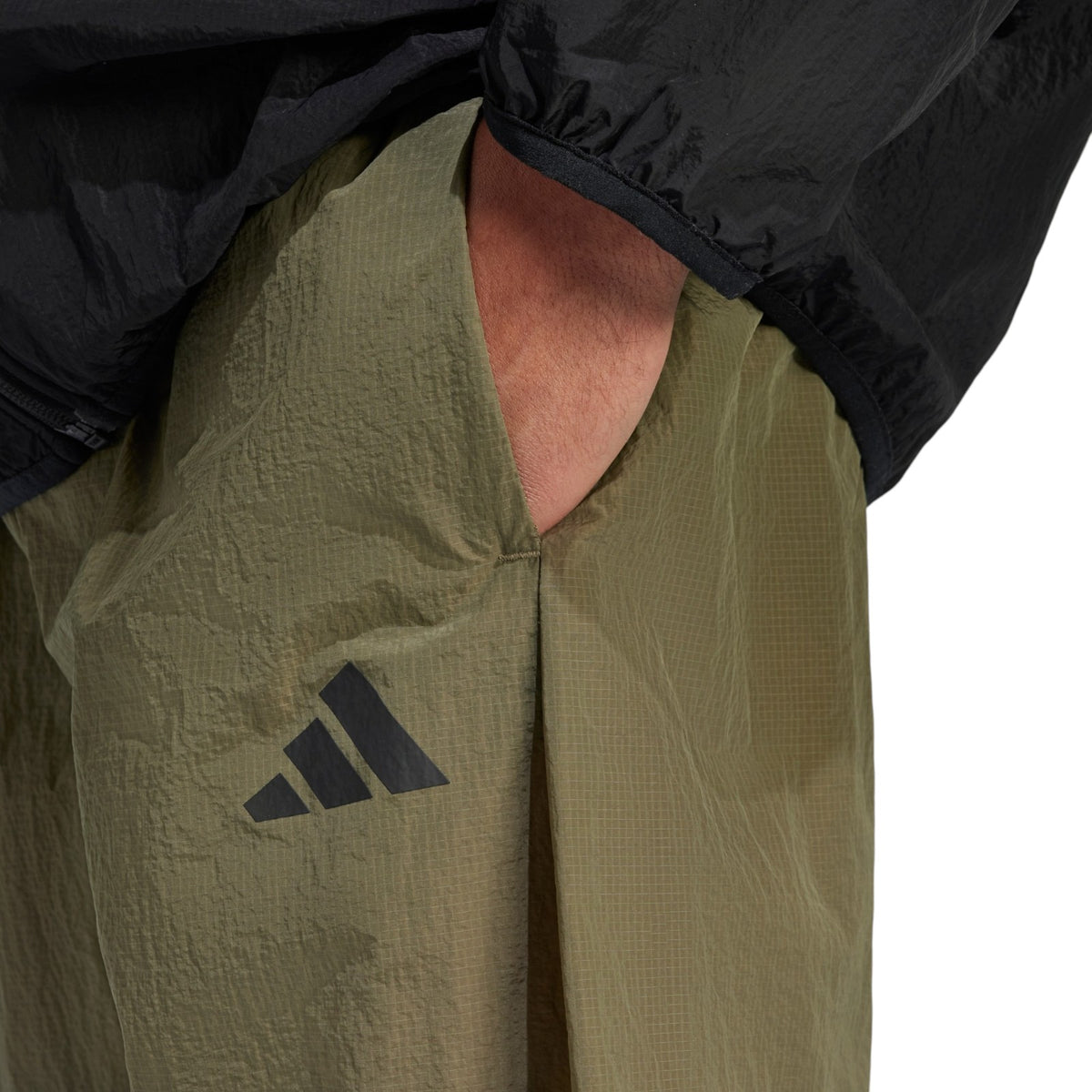 adidas Men's Future Icons 3-Stripes Woven Pants - Green