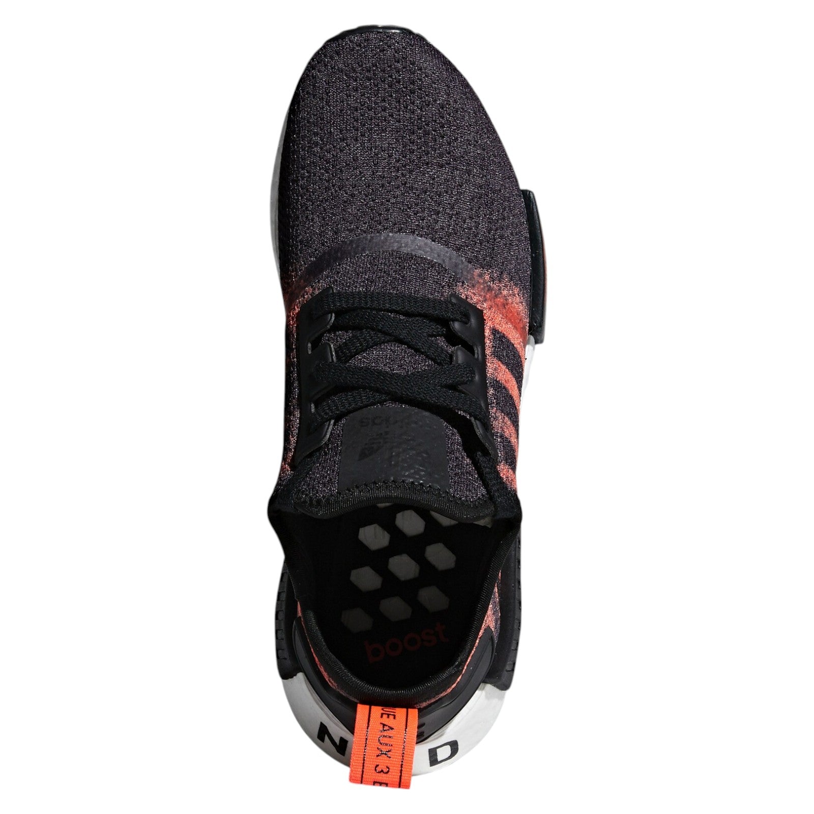 adidas Originals NMD_R1 Stencil Pack Trainers - Black Solar Red