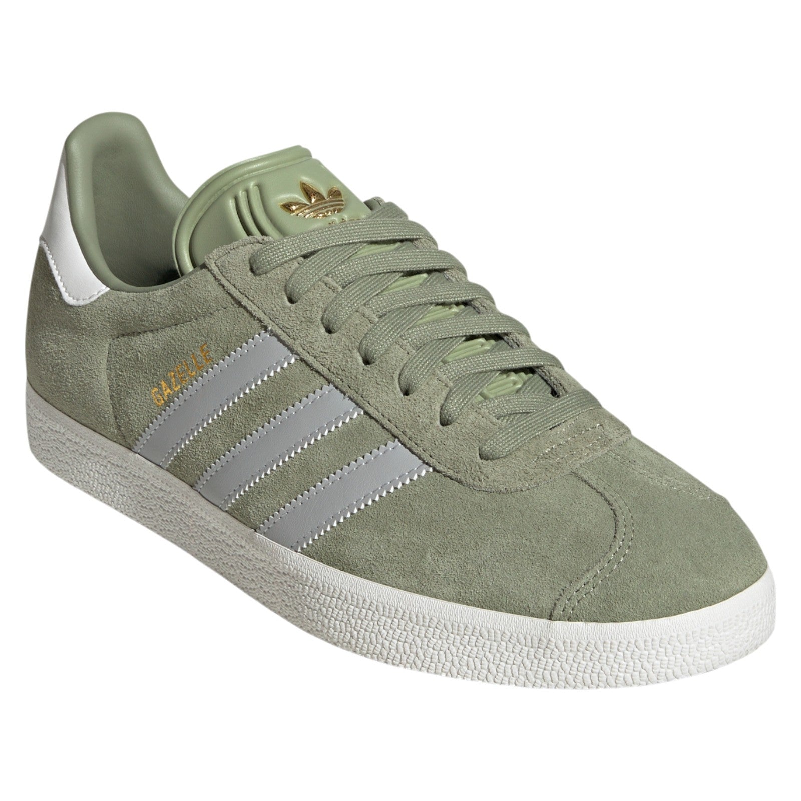 adidas Gazelle Shoes - Tent Green / Grey Two