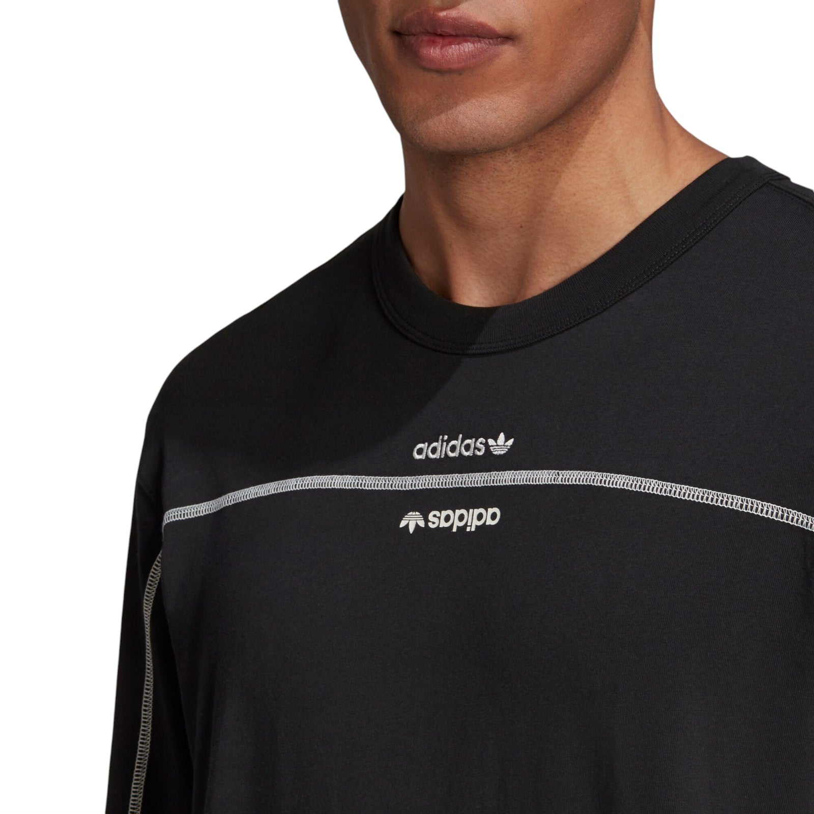 adidas Originals Long Sleeve R.Y.V Tee - Black