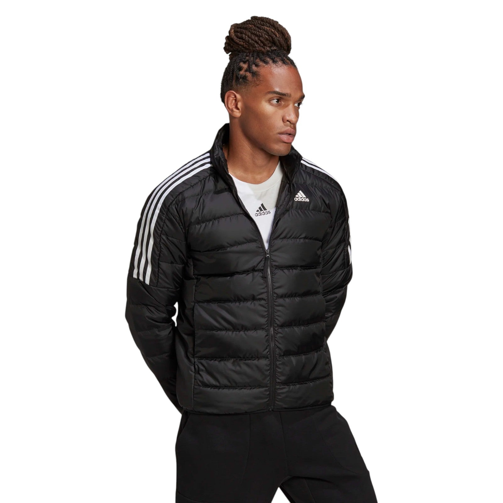 adidas Men's Essentials Down Puffer Jacket - Black