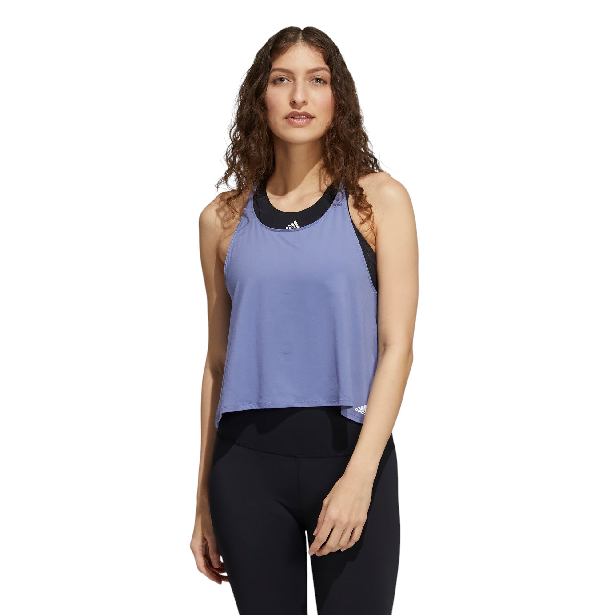 adidas Womens Yoga Tank Top - Purple