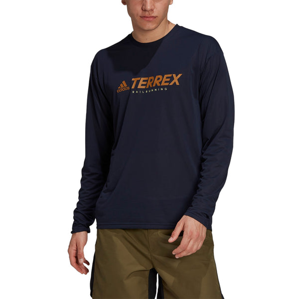 adidas Terrex Primeblue TX Trail Long Sleeve T Shirt - Navy