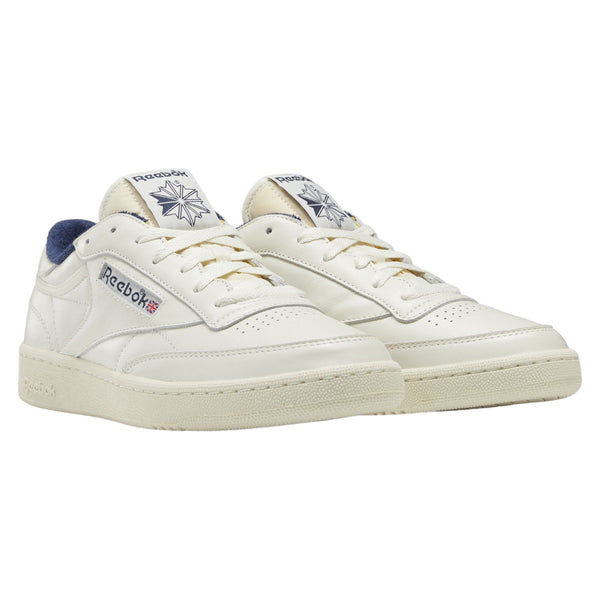 Reebok Club C 85 Vintage Shoes - Chalk, Alabaster & Navy