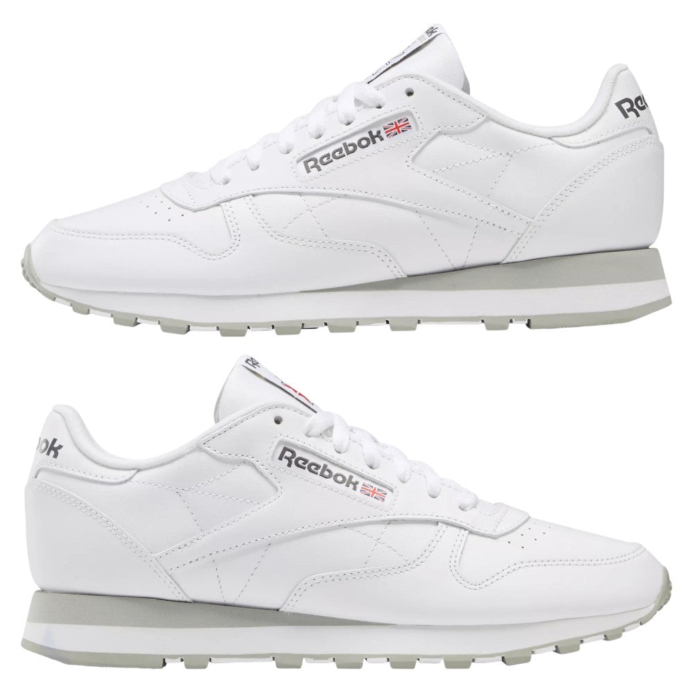 Reebok Classic Leather Shoes - White / Pure Grey