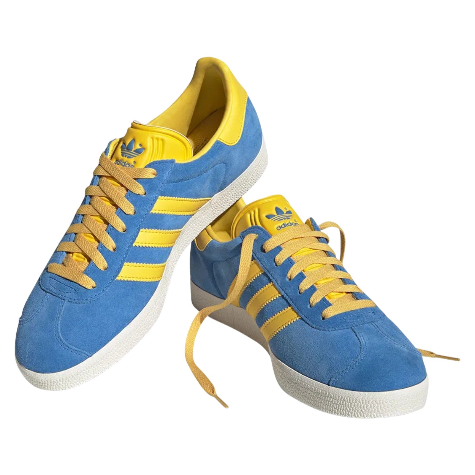 adidas Originals Gazelle Shoes - Blue / Bold Gold