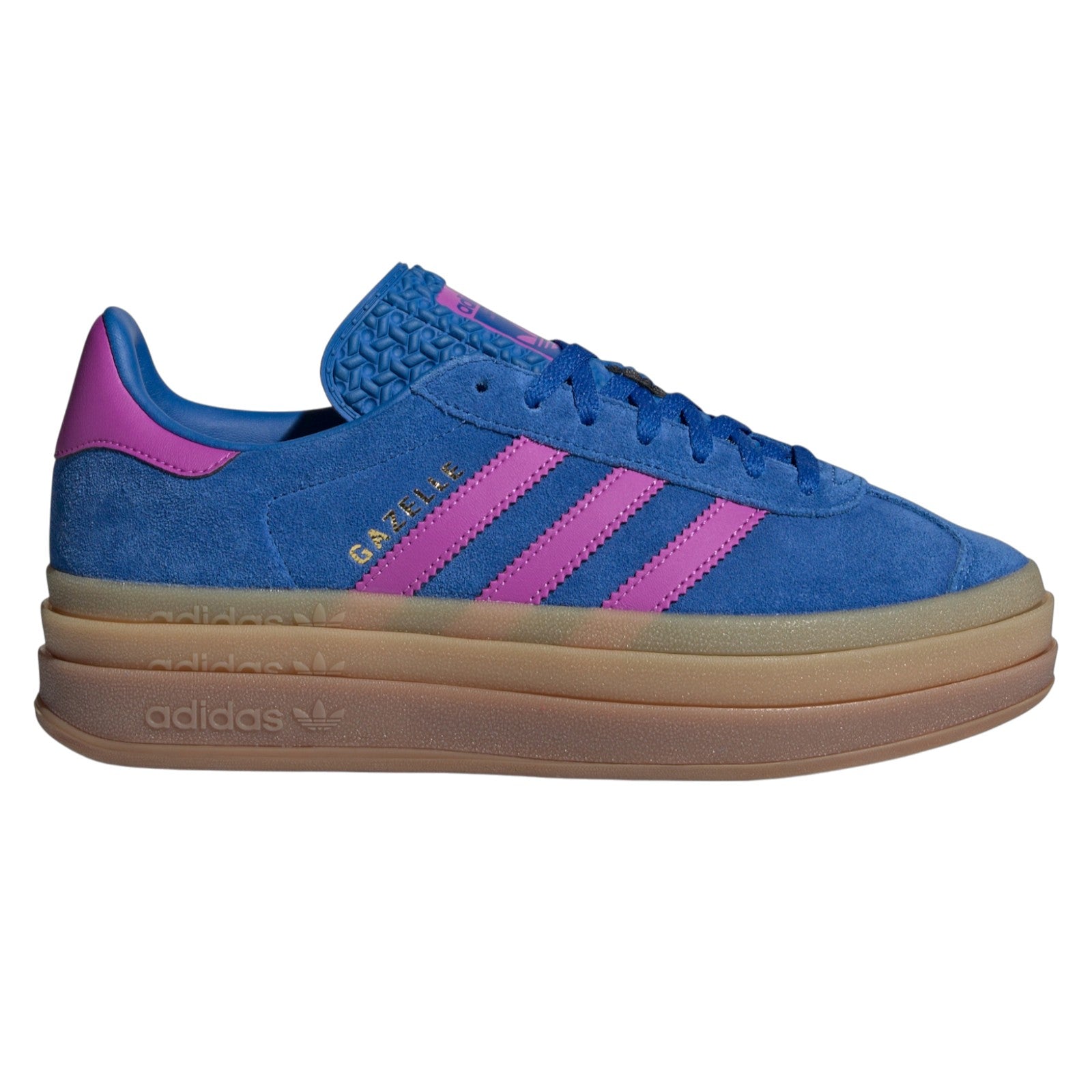 adidas Women's Gazelle Bold Shoes - Blue / Lucid Pink