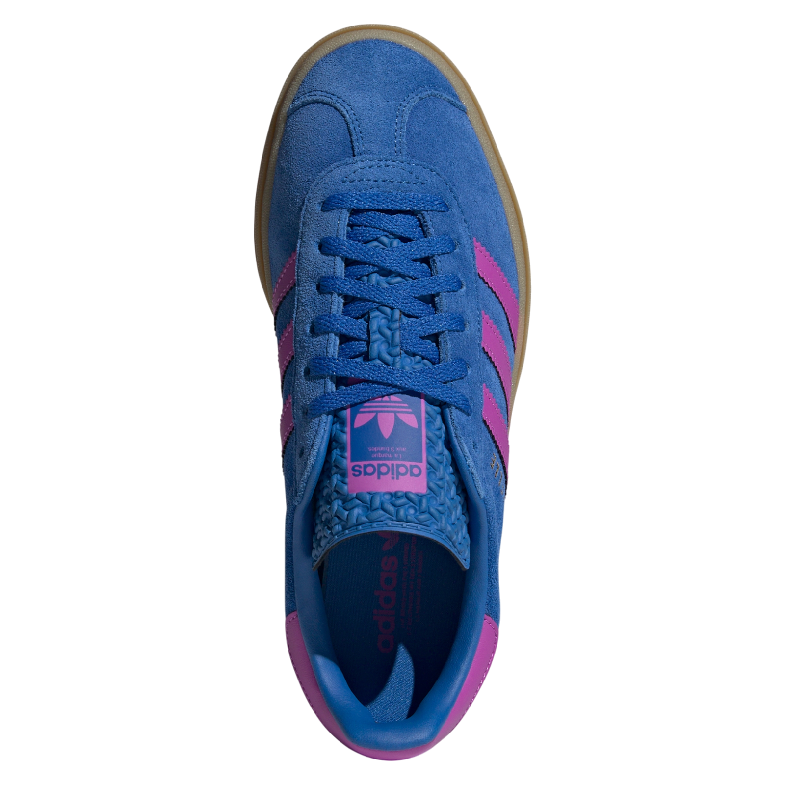 adidas Women's Gazelle Bold Shoes - Blue / Lucid Pink