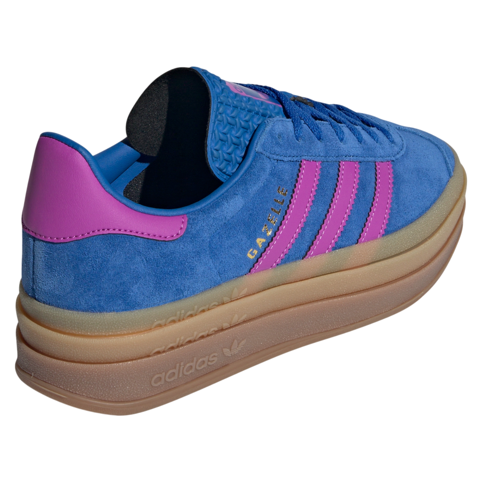 adidas Women's Gazelle Bold Shoes - Blue / Lucid Pink