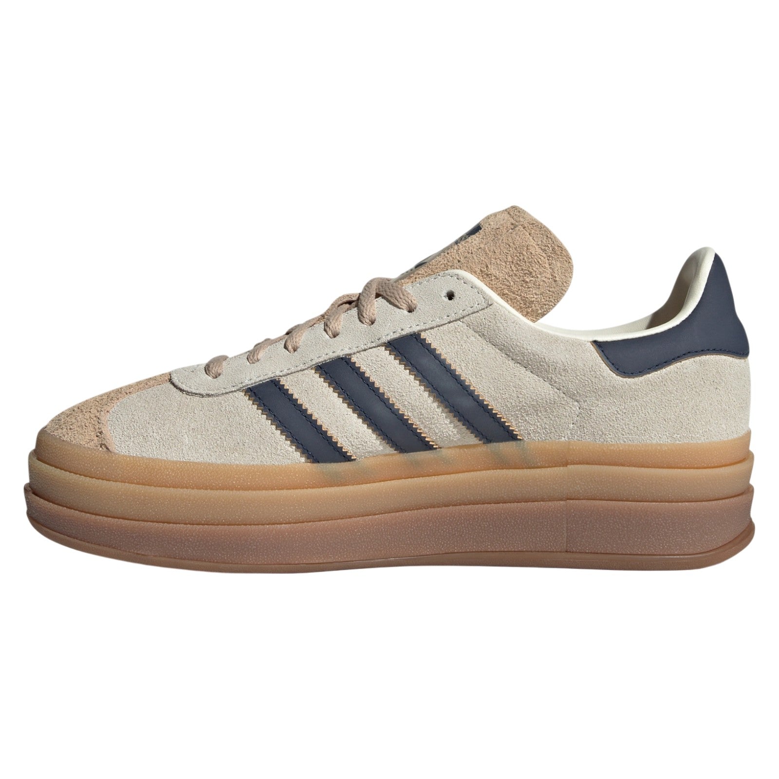 adidas Originals Women's Gazelle Bold Shoes - Cream Night Indigo