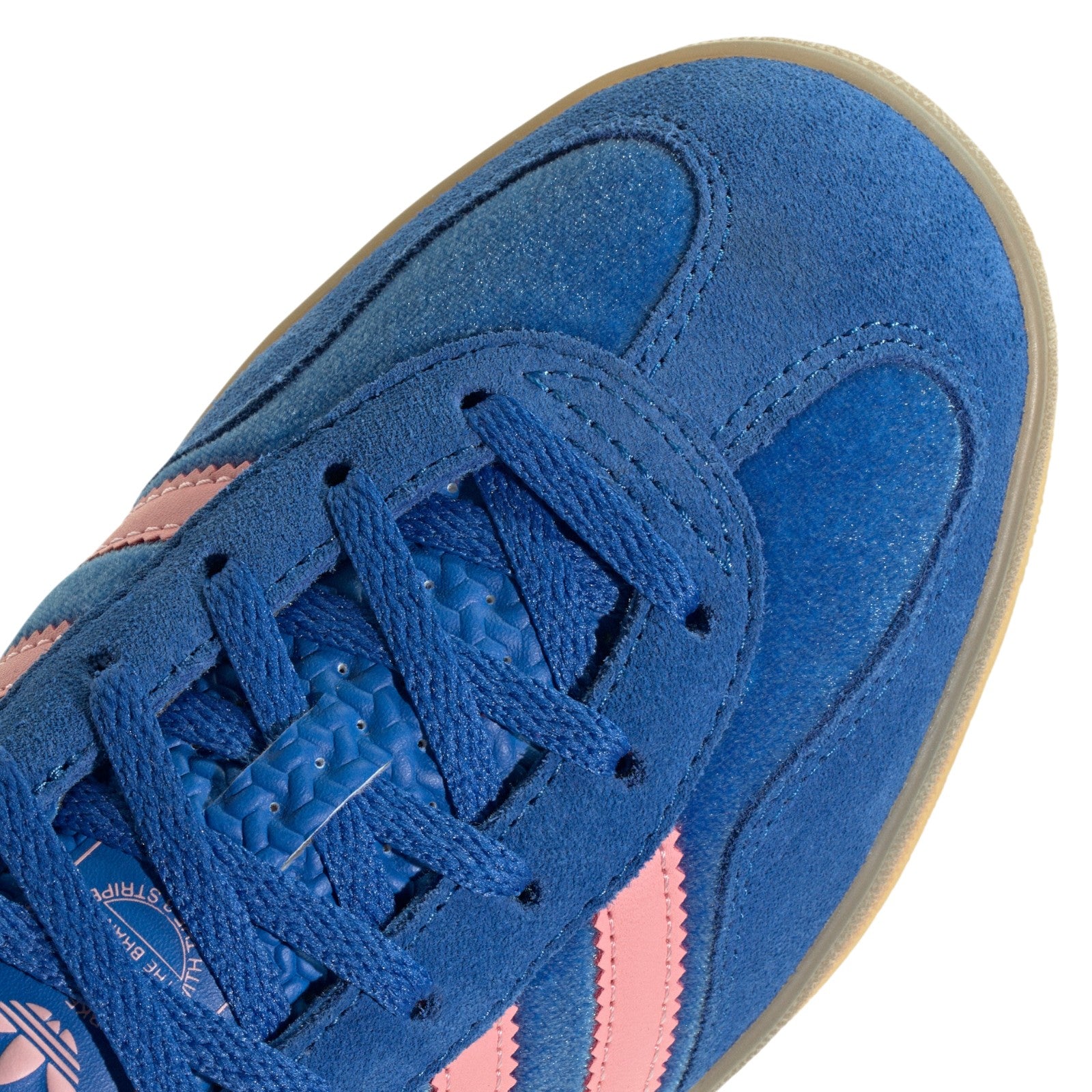 adidas Womens Gazelle Indoor Shoes - Blue / Semi Pink Spark / Gum