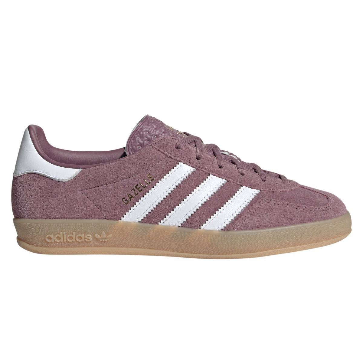 adidas Originals Womens Gazelle Indoor Shoes - Shadow Fig / Cloud Whit